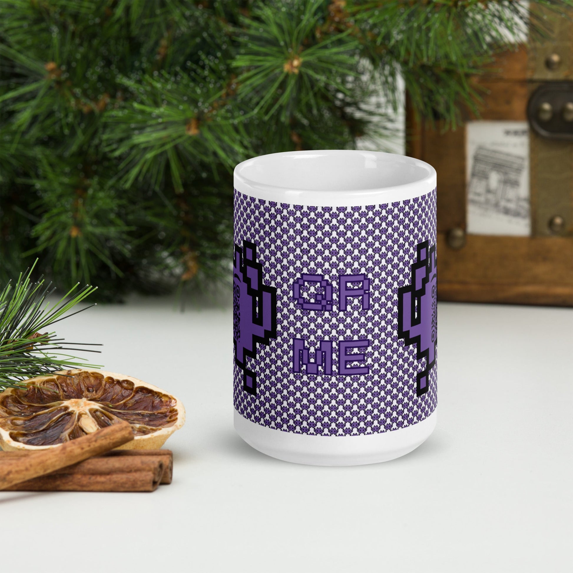 Alien Emoji QR Code Mug Original β Share Your Gaming World