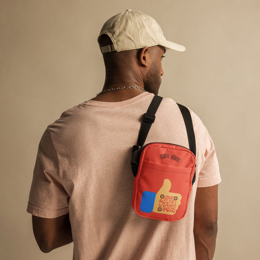 Thumbs Up Personalized QR Code Crossbody bag