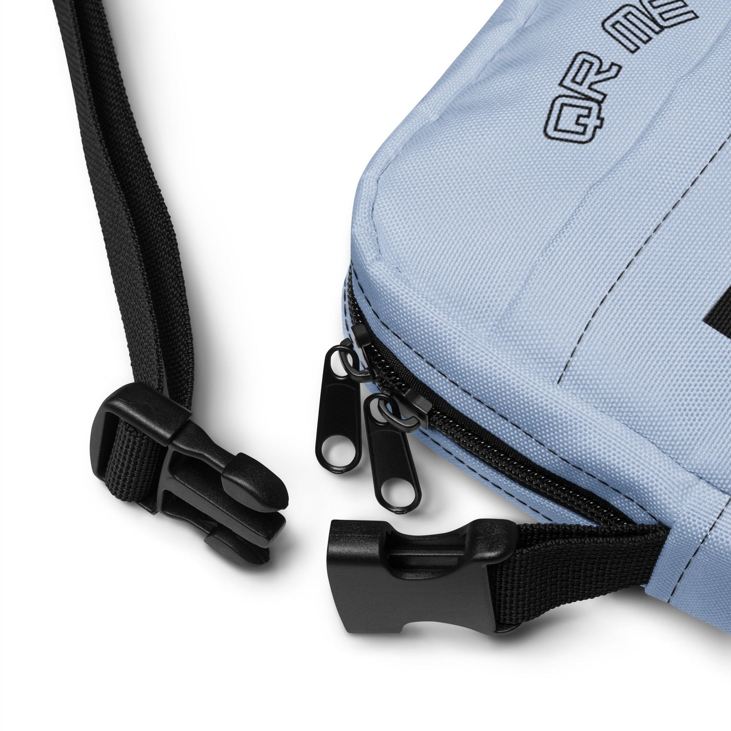 Alien Emoji Personalized QR Code crossbody bag