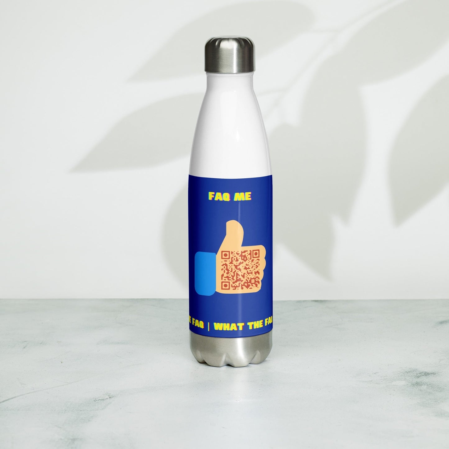 FAQ Me Personalized QR Code Insulated bottle