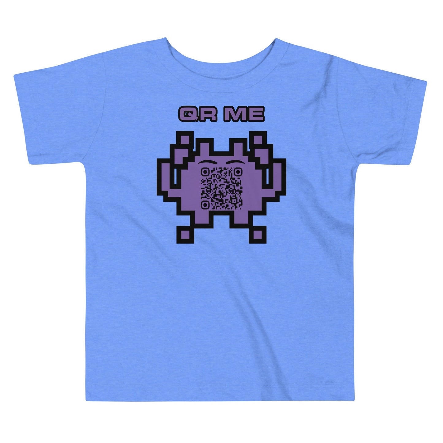 Fun Alien Emoji QR Code Toddler T-Shirt