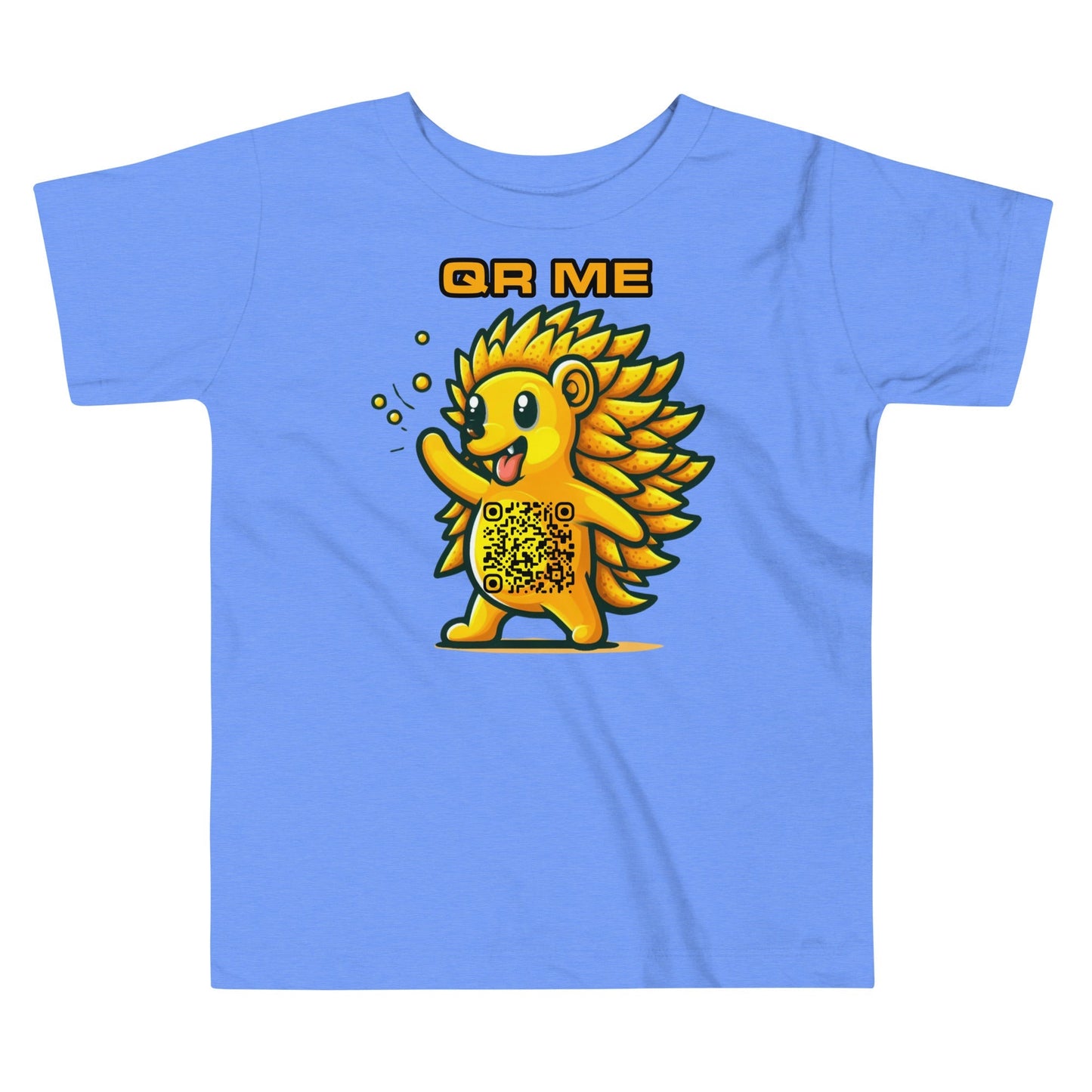 Fun Hedgehog Emoji QR Code Toddler T-Shirt