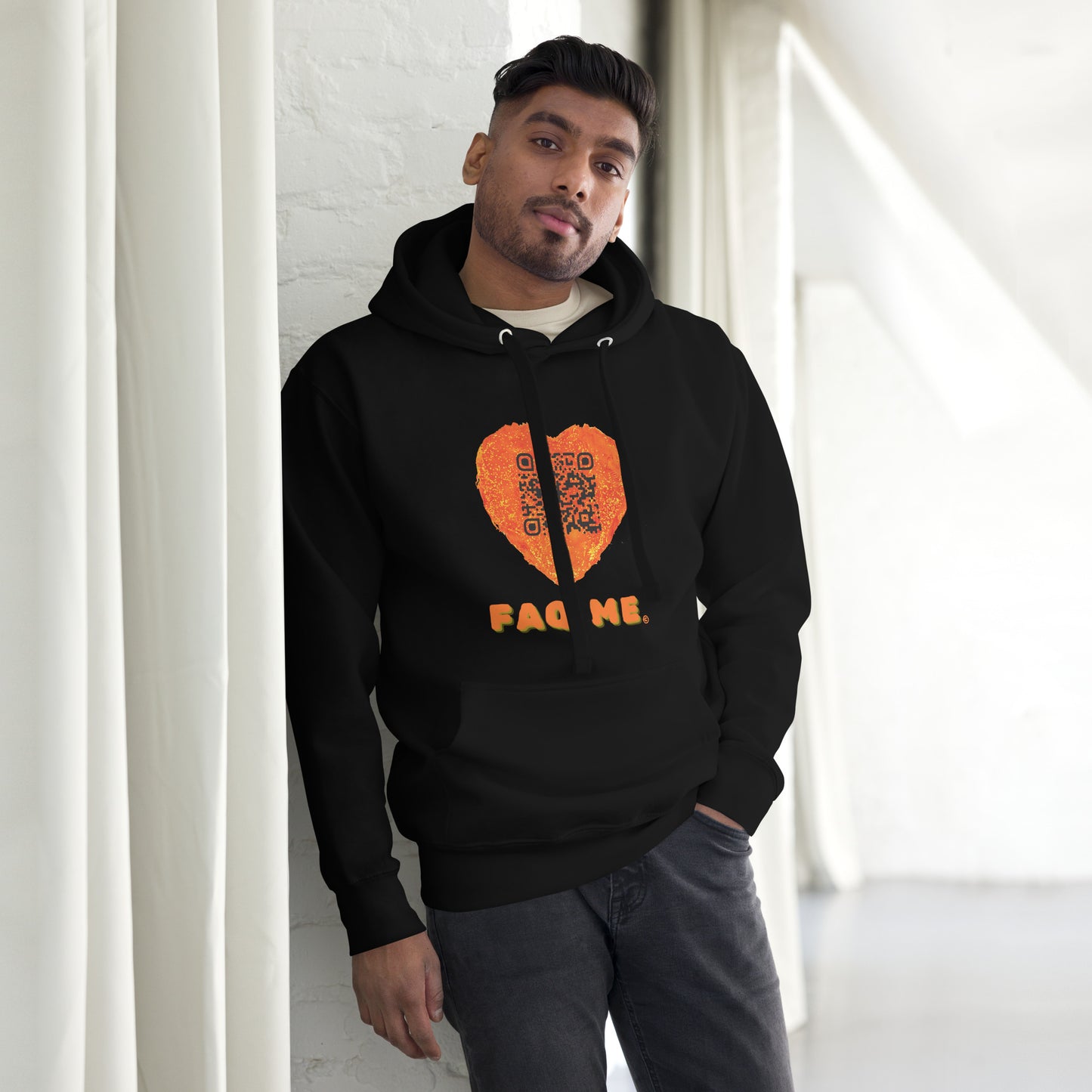 FAQ Me Heart Custom QR Hoodies – Share Your Love