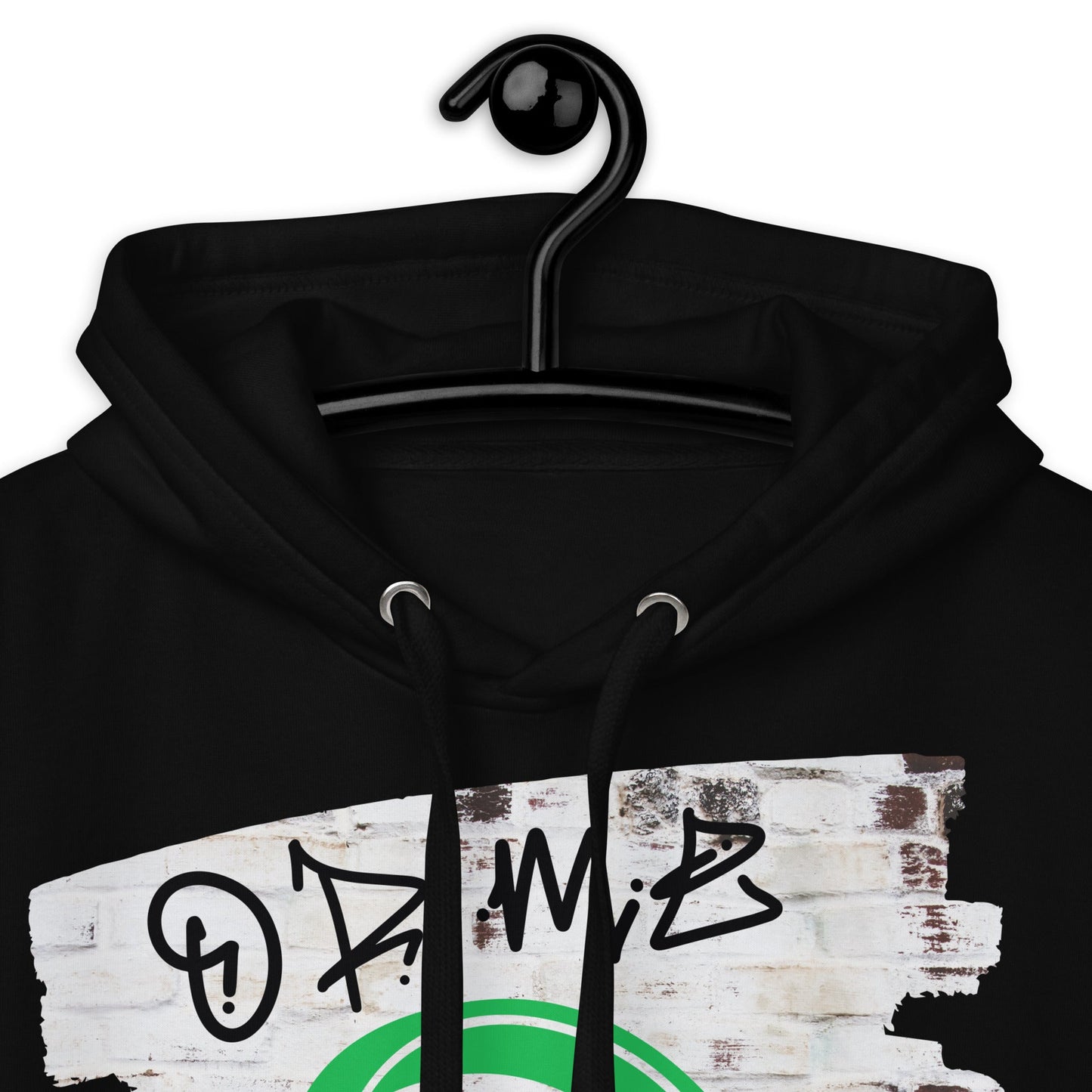 Personalized QR Code Graffiti Wall Hoodie β Share Your Music