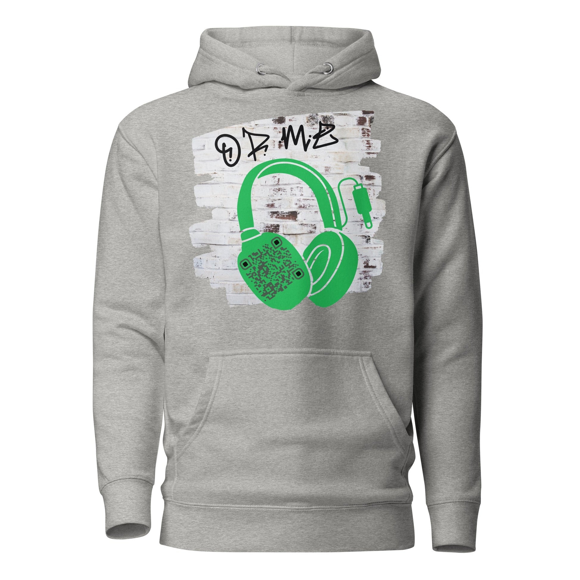 Personalized QR Code Graffiti Wall Hoodie β Share Your Music