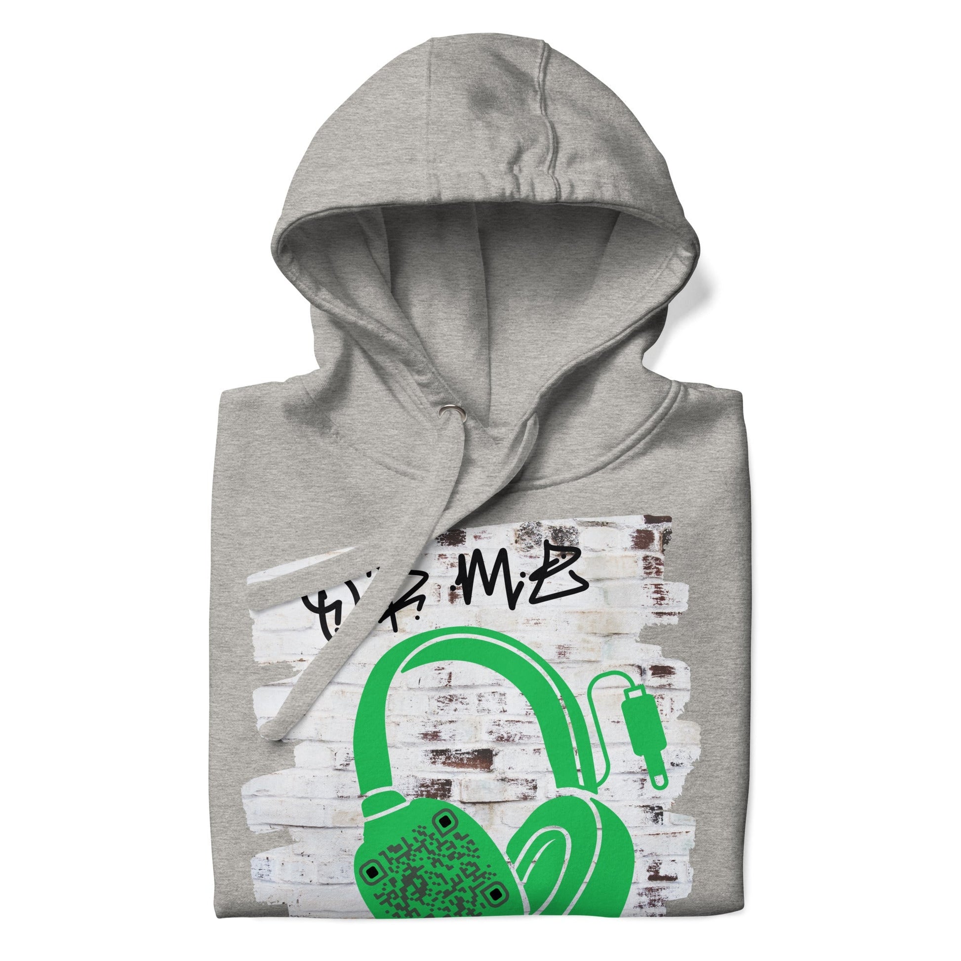 Personalized QR Code Graffiti Wall Hoodie β Share Your Music