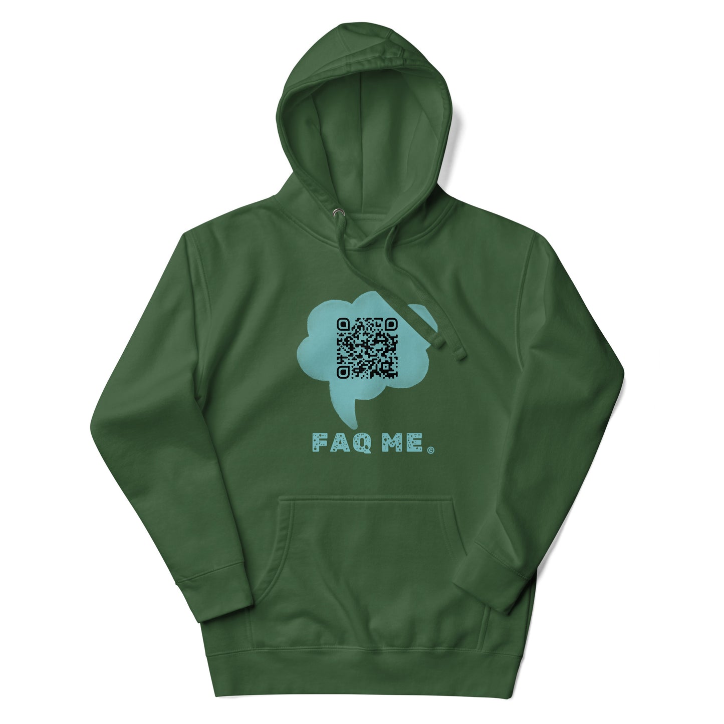 FAQ ME Custom QR Unisex Hoodies – Share Your World