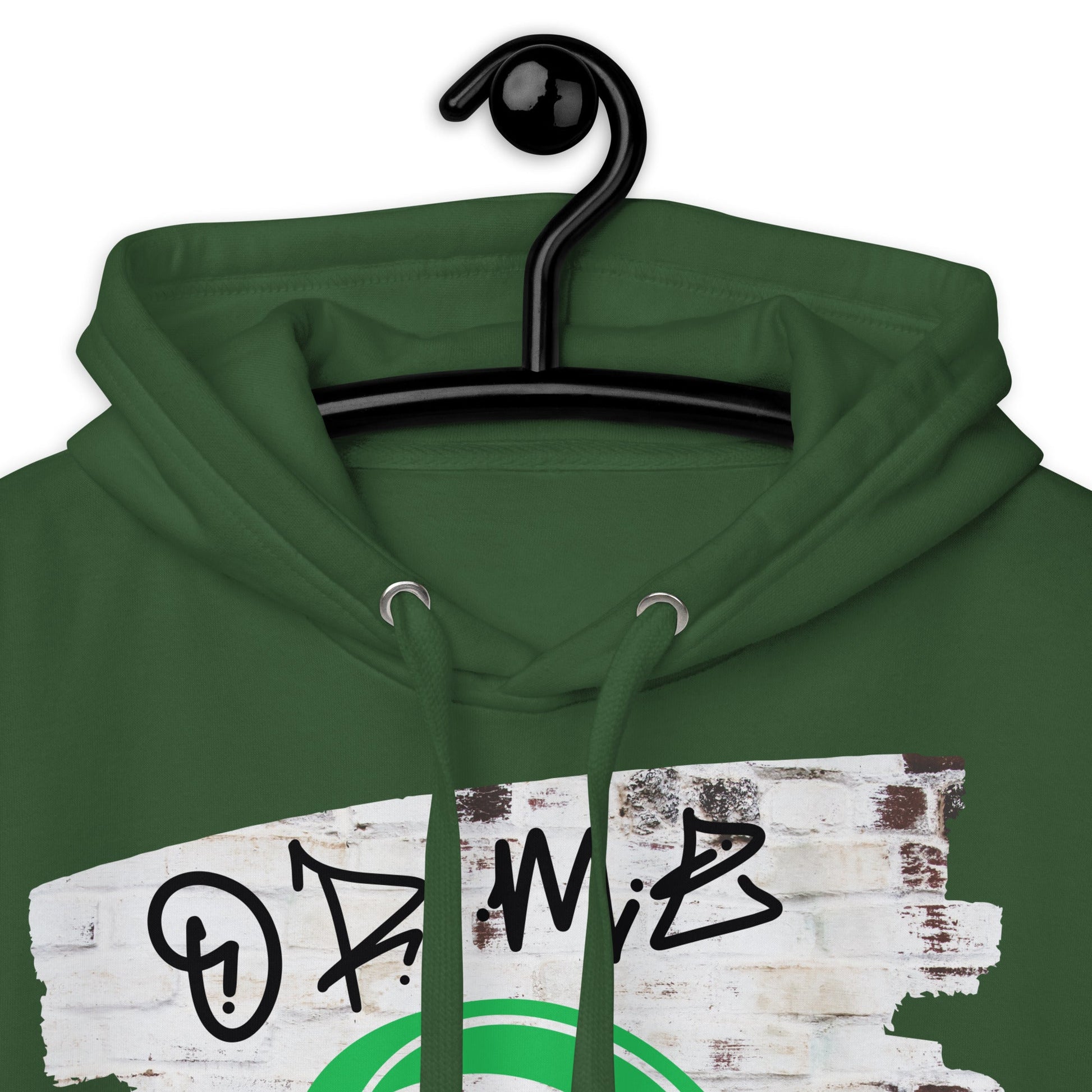 Personalized QR Code Graffiti Wall Hoodie β Share Your Music