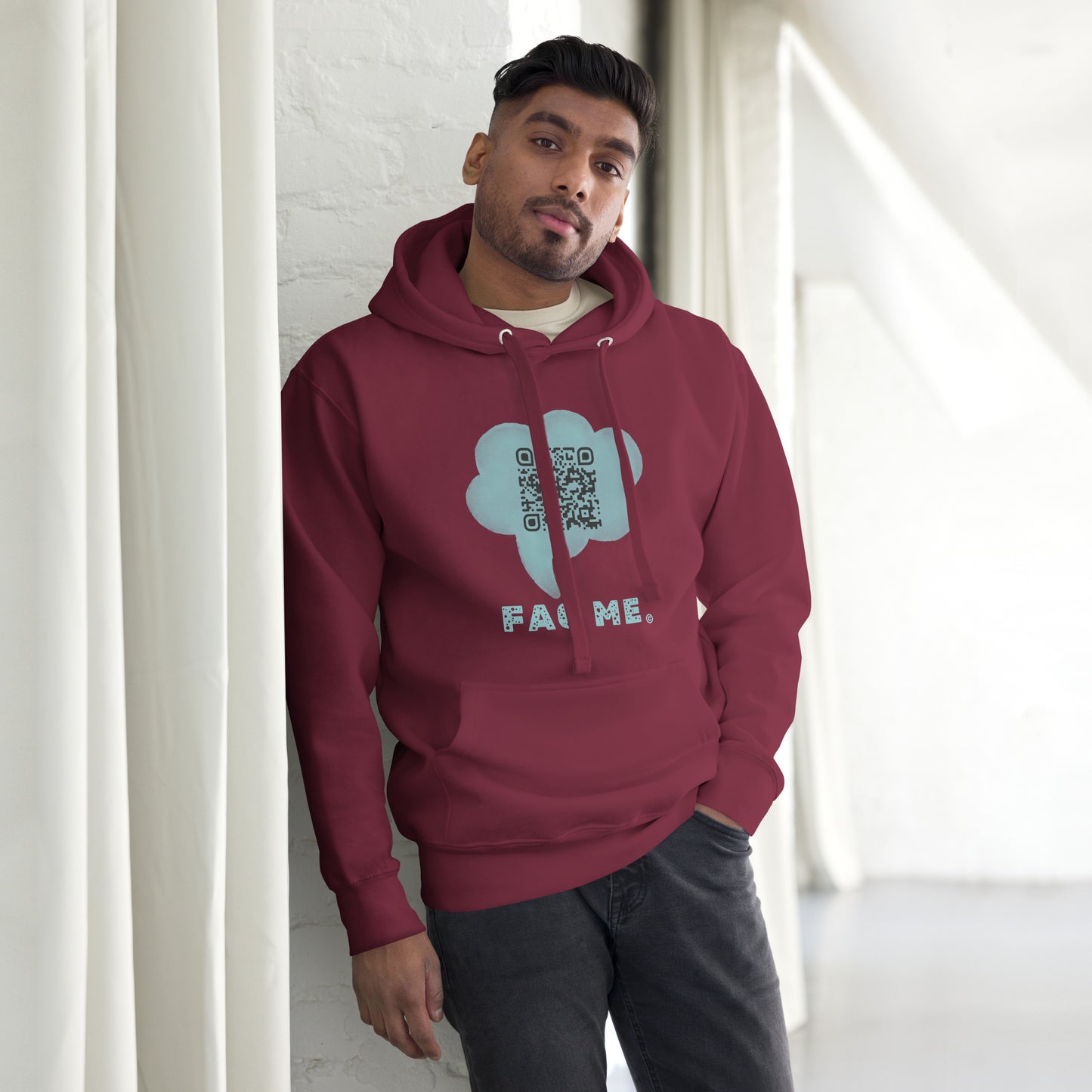FAQ ME Custom QR Unisex Hoodies – Share Your World