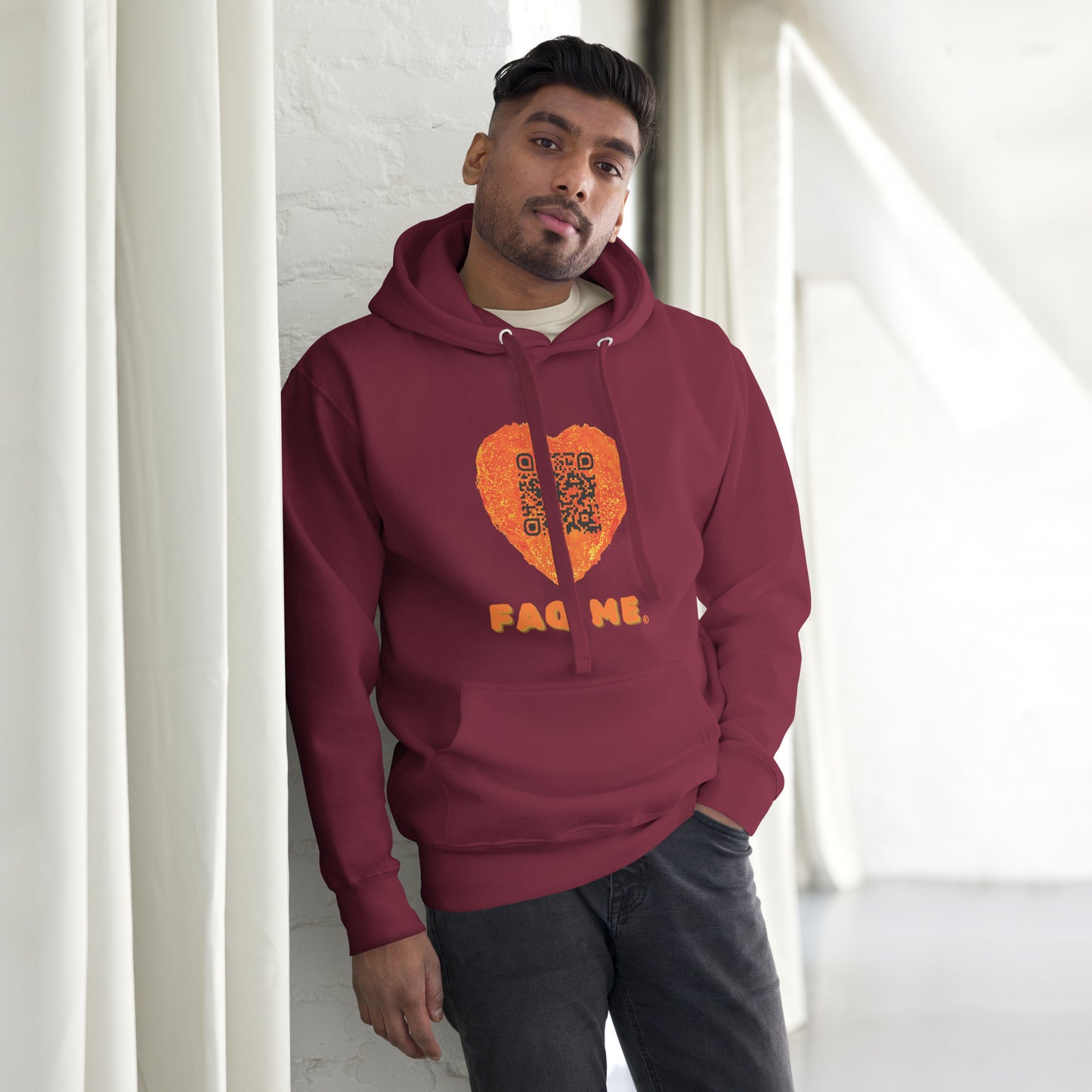 FAQ Me Heart Custom QR Hoodies – Share Your Love