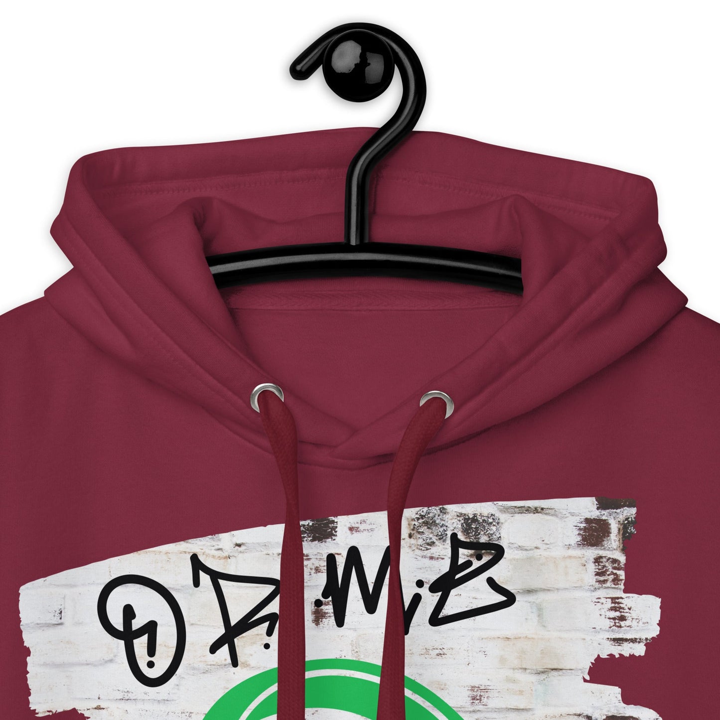 Personalized QR Code Graffiti Wall Hoodie β Share Your Music