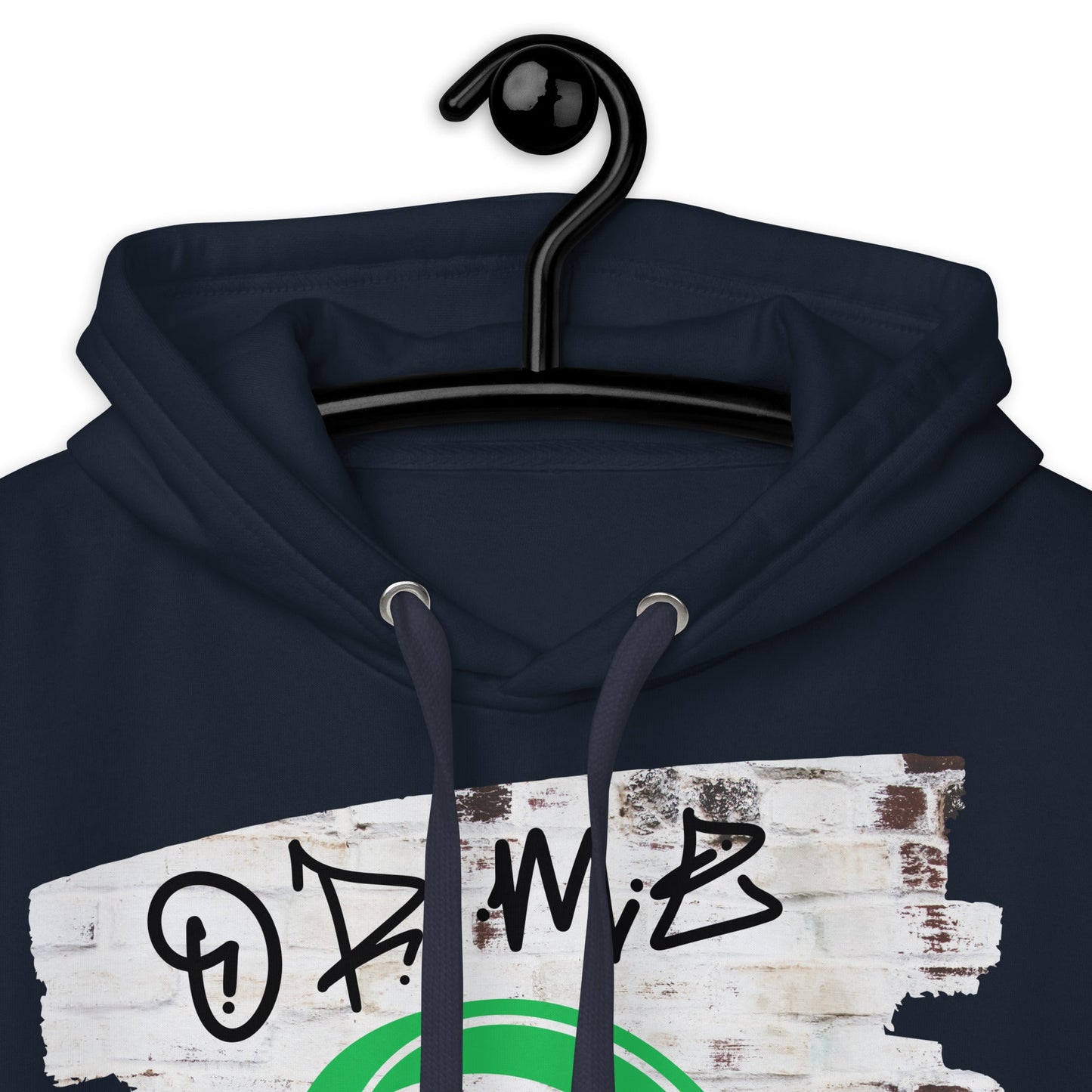 Personalized QR Code Graffiti Wall Hoodie β Share Your Music
