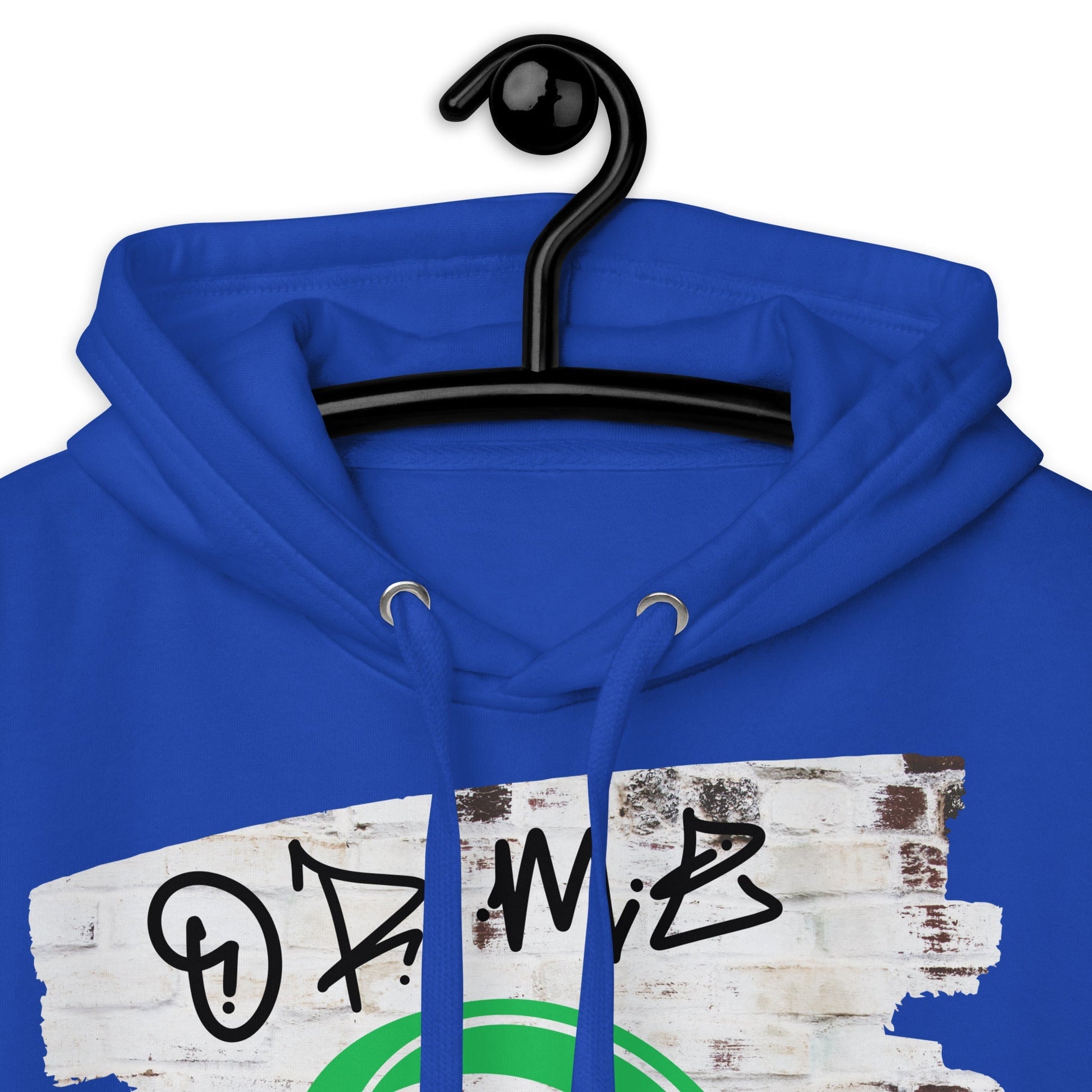 Personalized QR Code Graffiti Wall Hoodie β Share Your Music