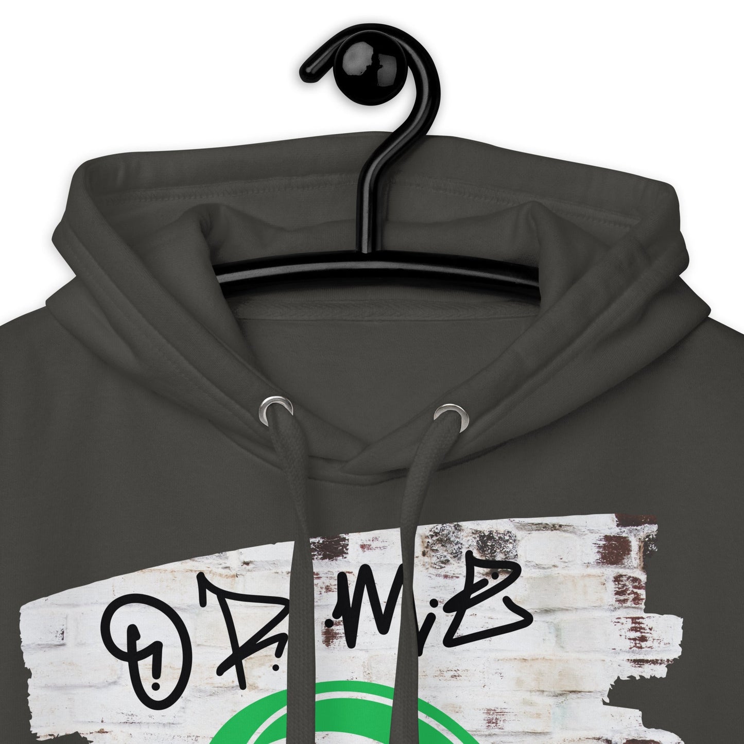 Personalized QR Code Graffiti Wall Hoodie β Share Your Music