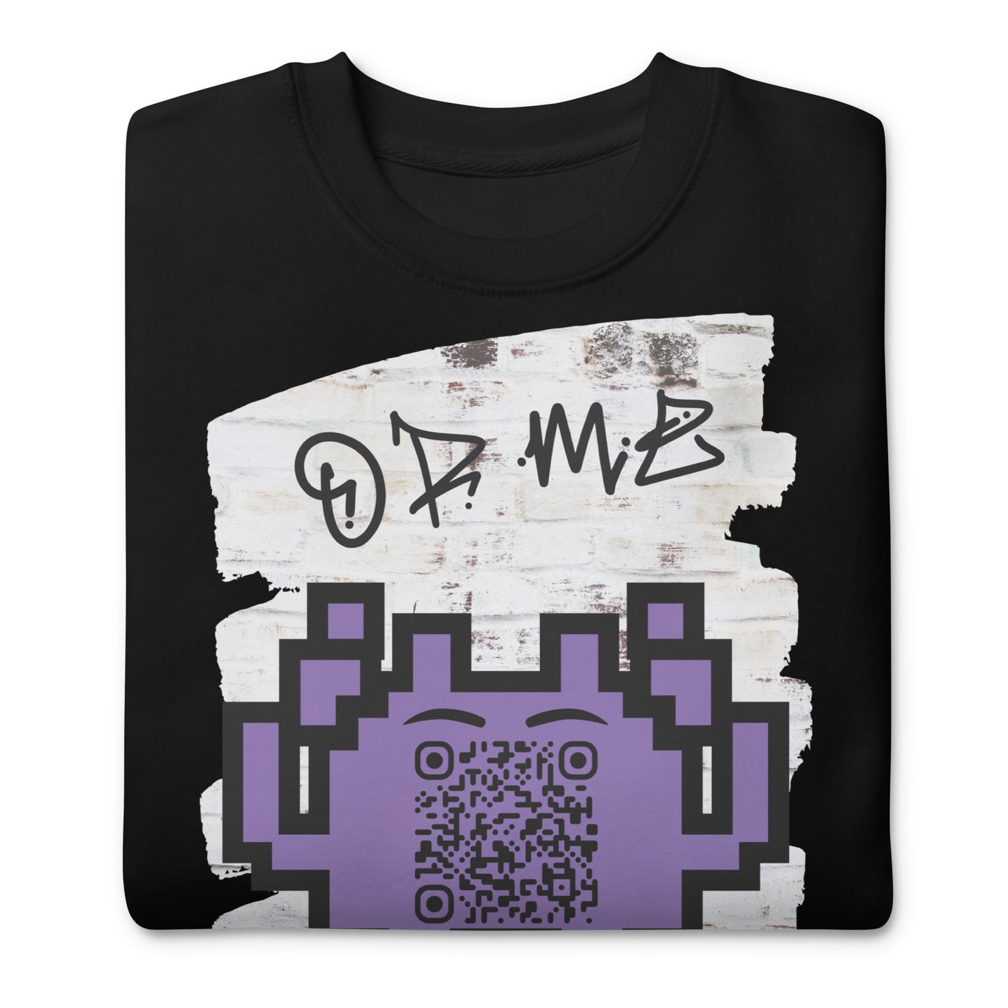 Graffiti Wall Alien QR Code Sweatshirt β Bold Style for Gamers