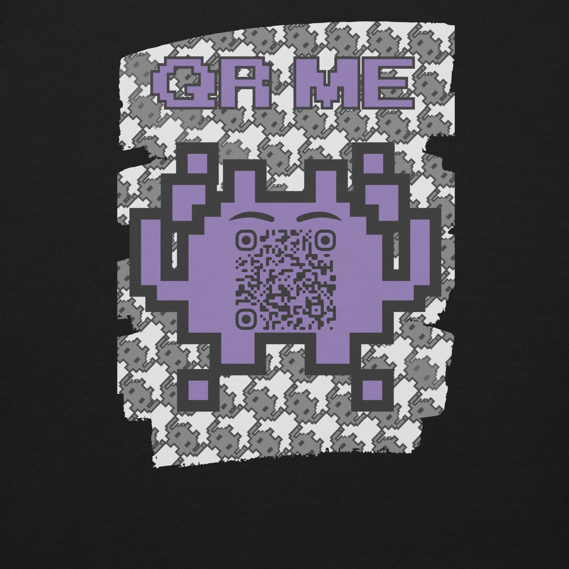 Mono Alien QR Code Sweatshirt β For Gamers & YouTubers