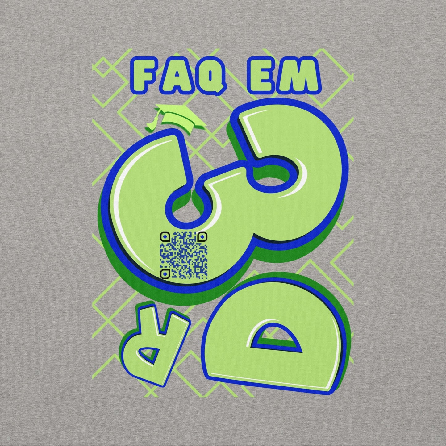 3rd Year Uni Essential! Custom QR Code Unisex Sweatshirt