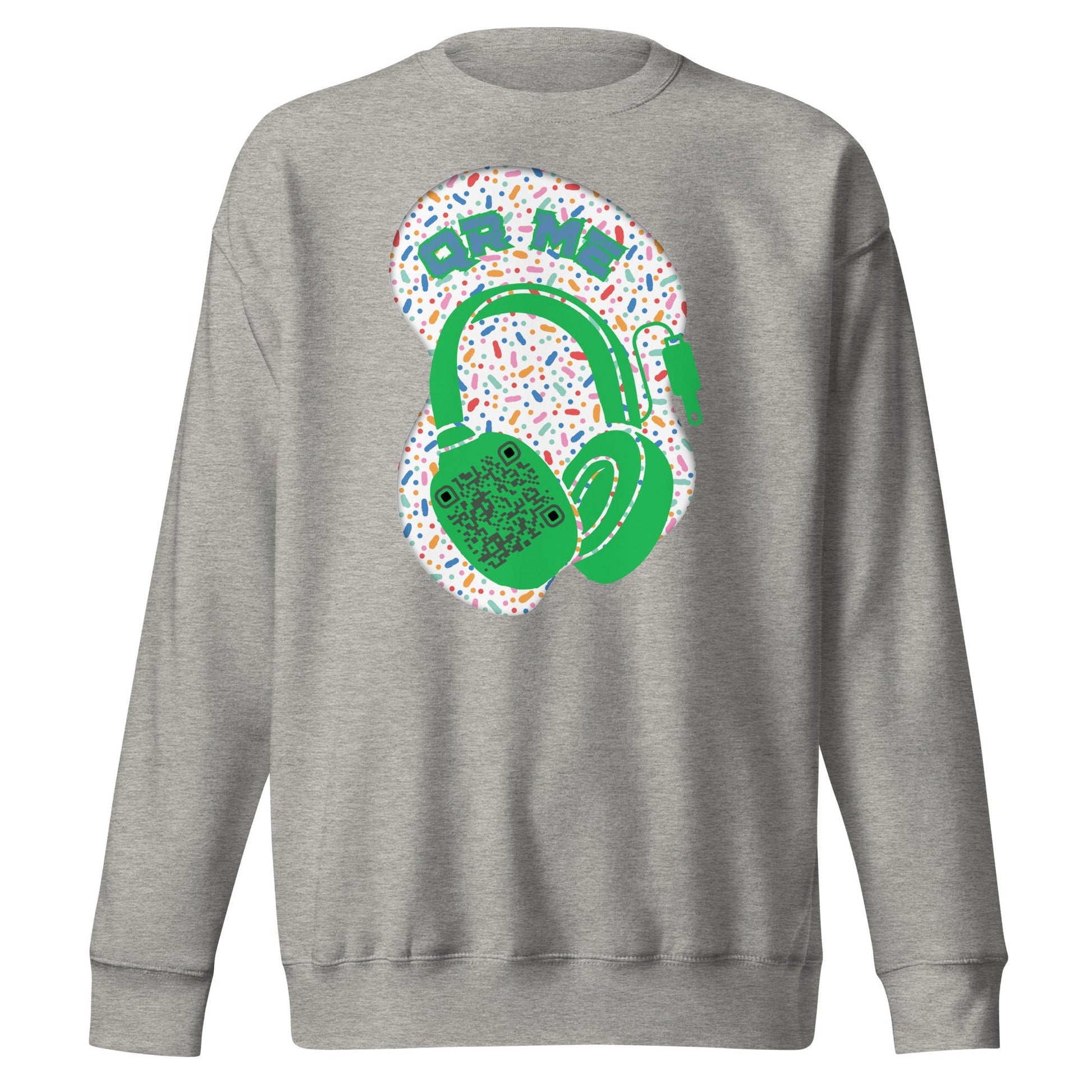 Personalized QR Code Sweatshirt β Polka Dot Playlist!