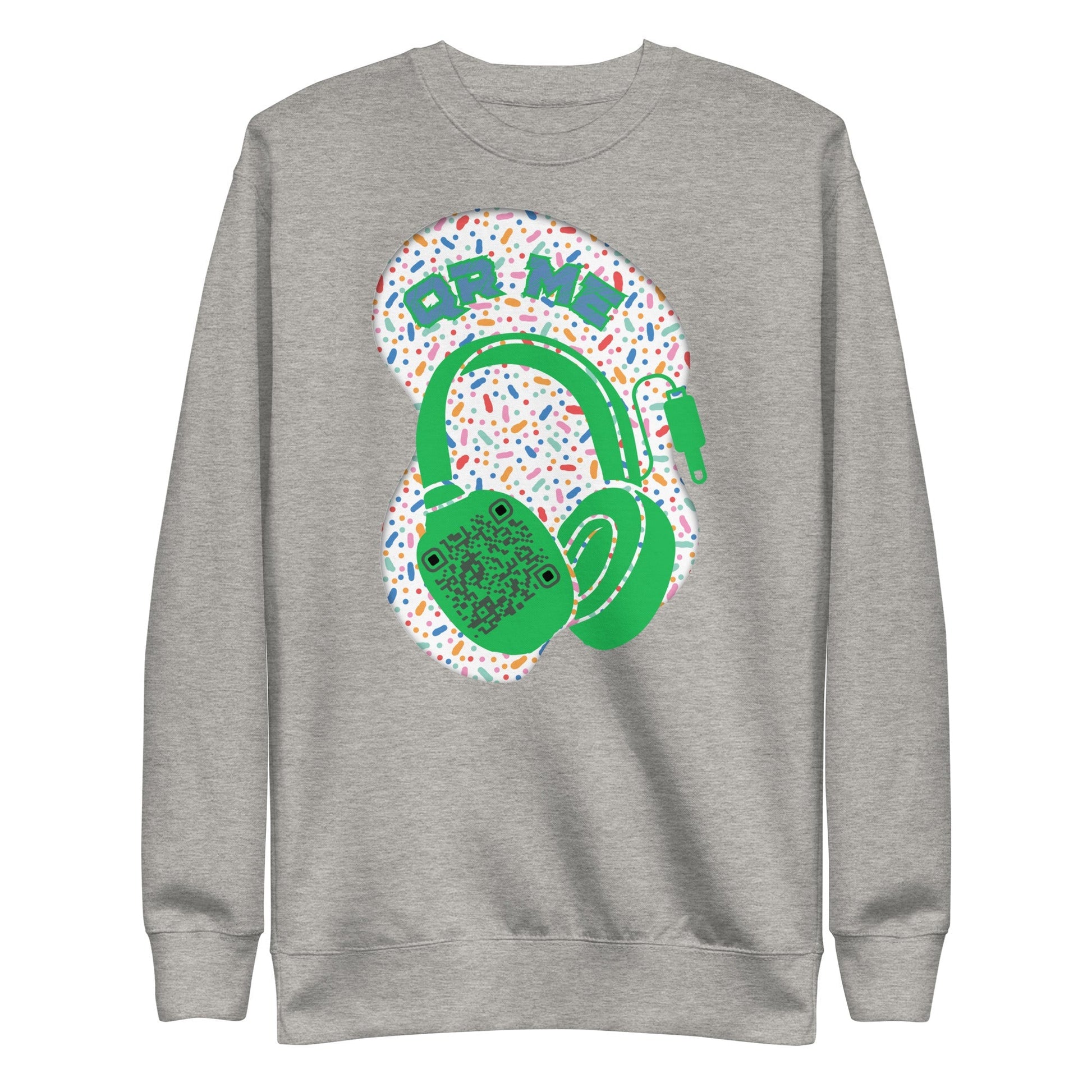 Personalized QR Code Sweatshirt β Polka Dot Playlist!