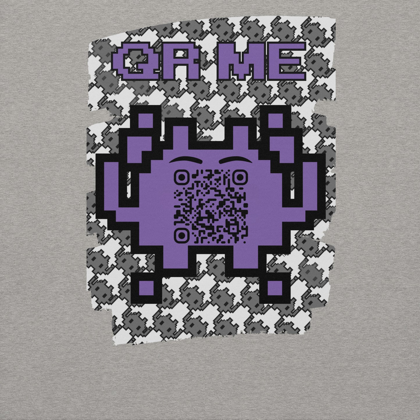 Mono Alien QR Code Sweatshirt β For Gamers & YouTubers