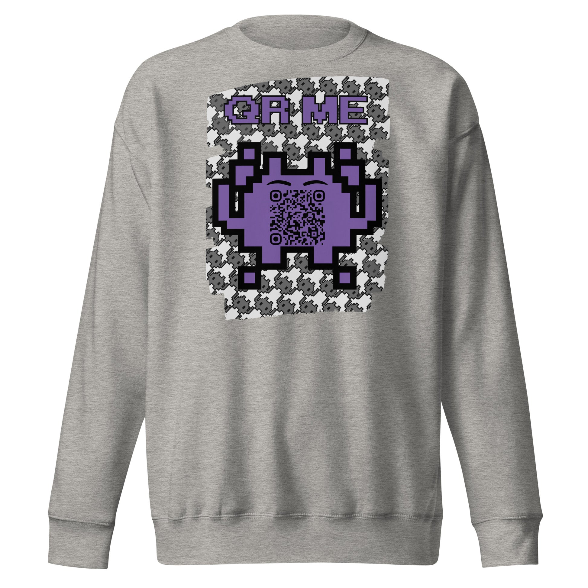 Mono Alien QR Code Sweatshirt β For Gamers & YouTubers