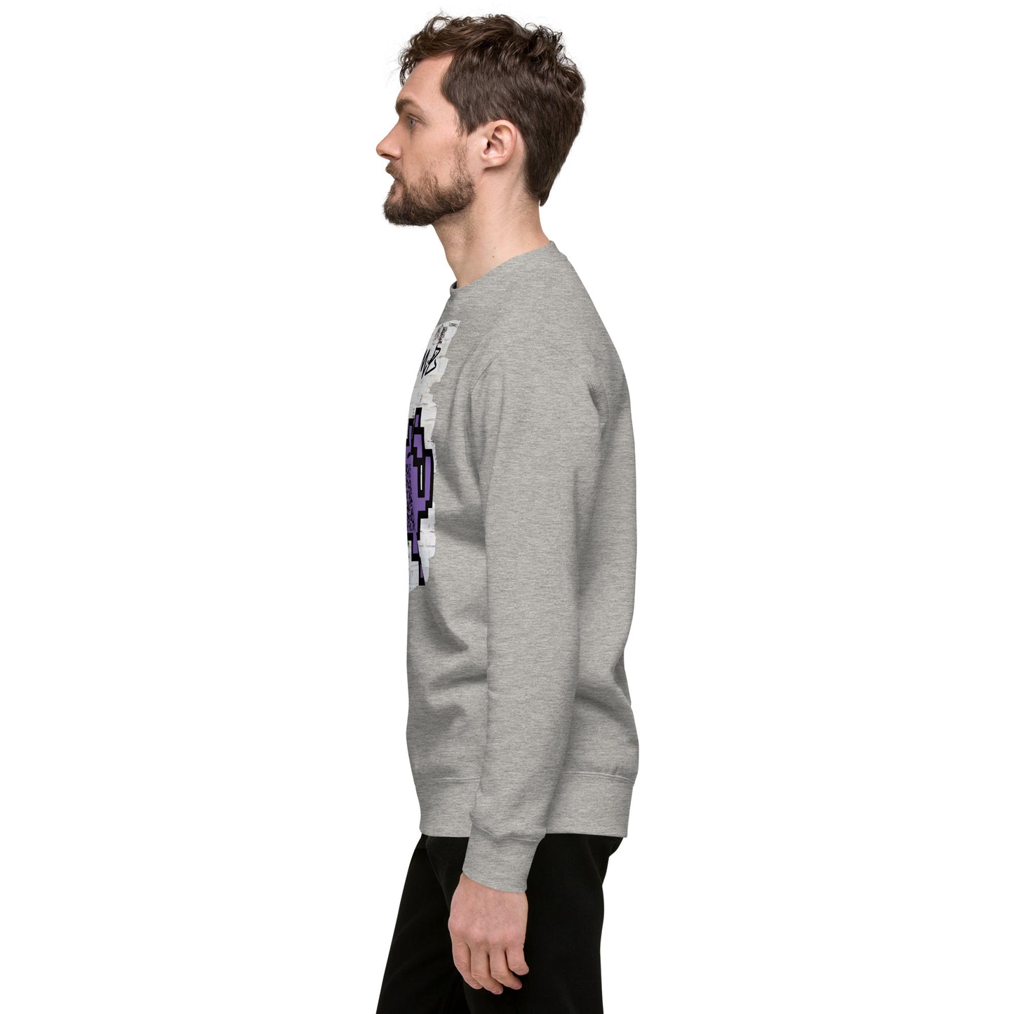 Graffiti Wall Alien QR Code Sweatshirt β Bold Style for Gamers
