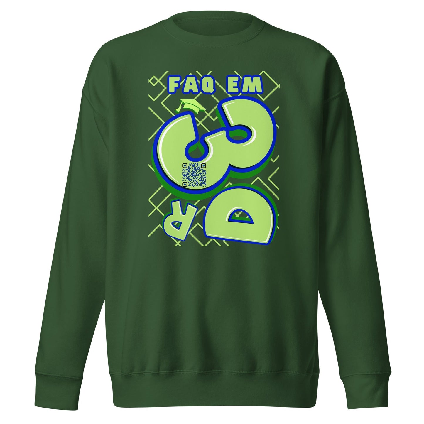 3rd Year Uni Essential! Custom QR Code Unisex Sweatshirt