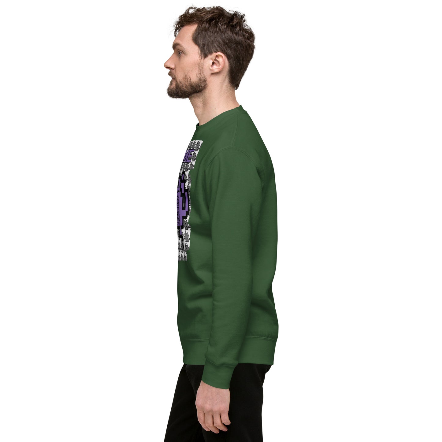 Mono Alien QR Code Sweatshirt β For Gamers & YouTubers