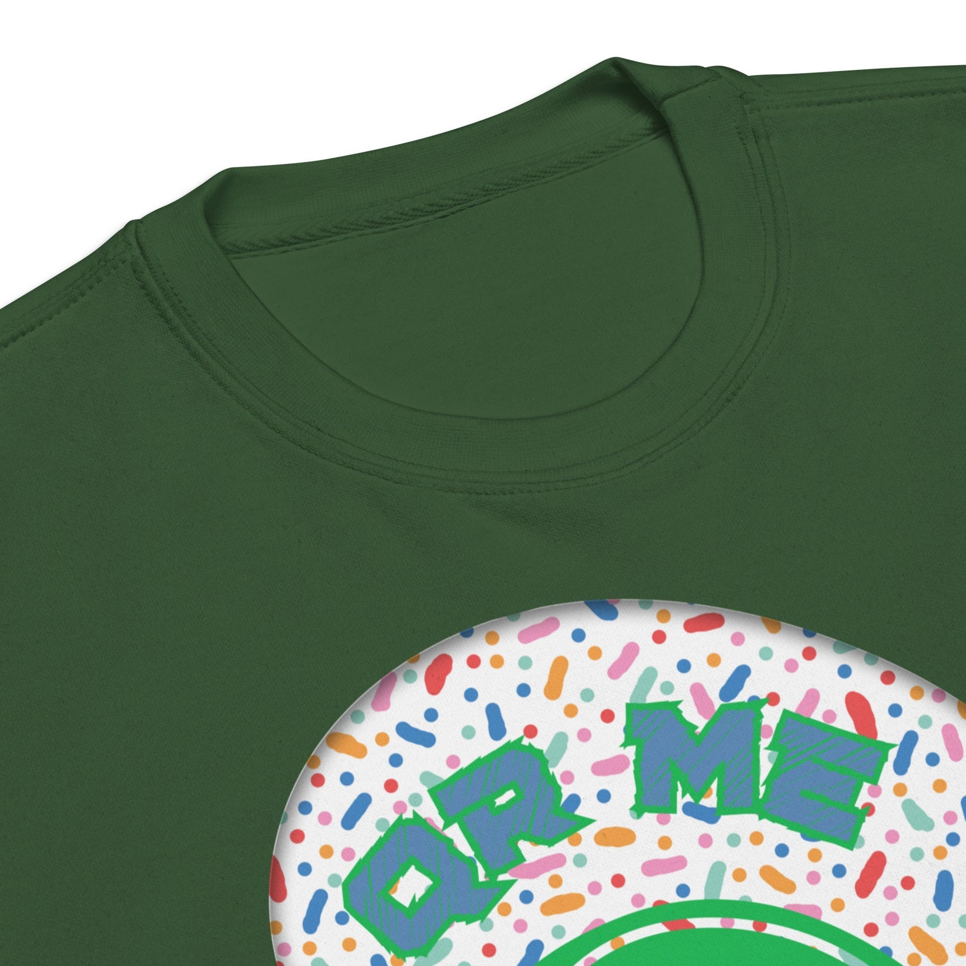 Personalized QR Code Sweatshirt β Polka Dot Playlist!
