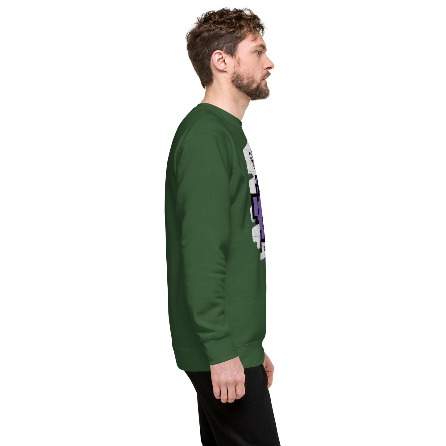Graffiti Wall Alien QR Code Sweatshirt β Bold Style for Gamers