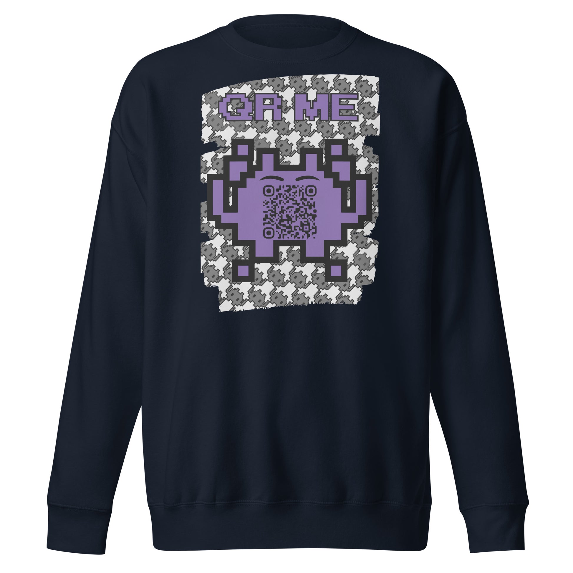 Mono Alien QR Code Sweatshirt β For Gamers & YouTubers