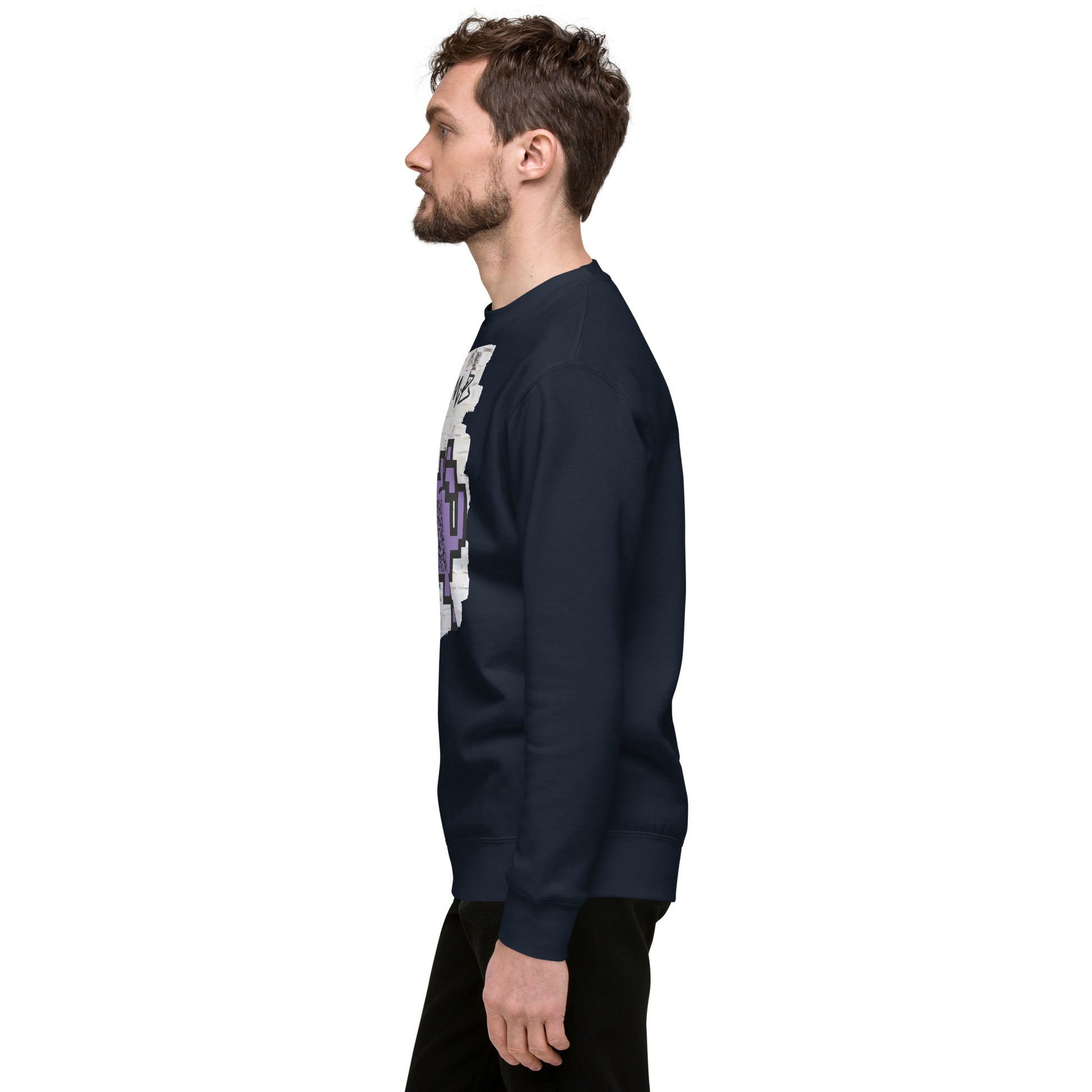 Graffiti Wall Alien QR Code Sweatshirt β Bold Style for Gamers