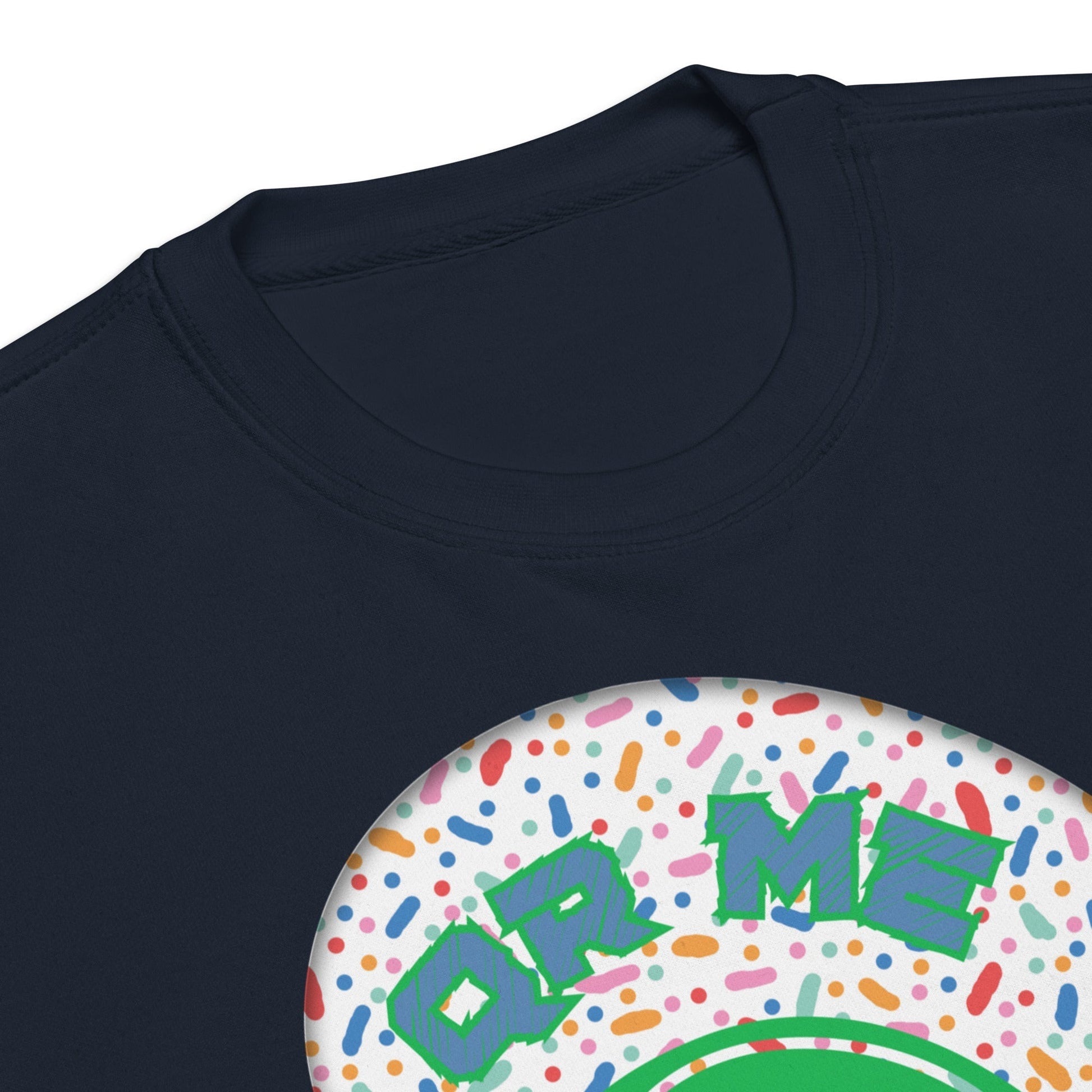 Personalized QR Code Sweatshirt β Polka Dot Playlist!