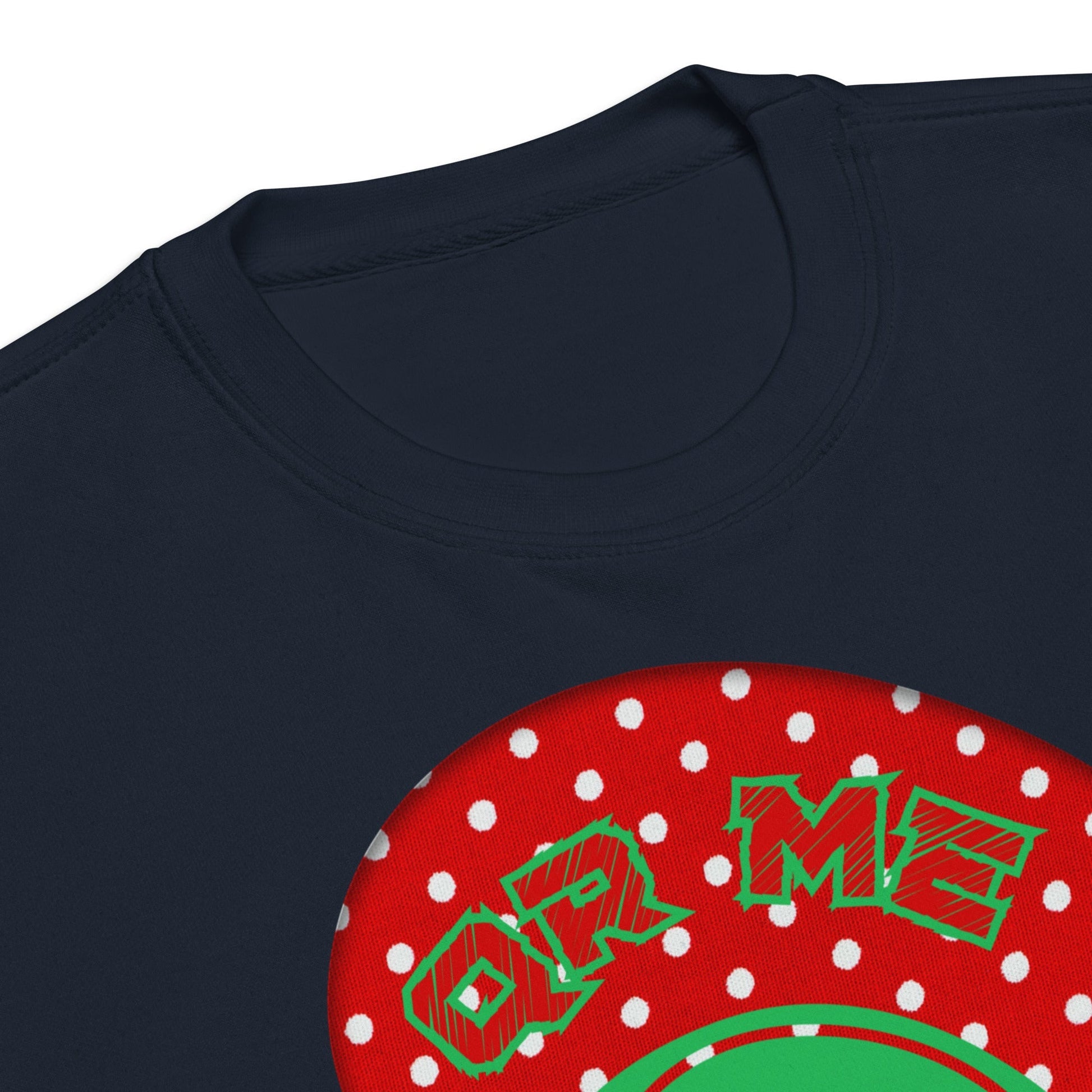 Personalized QR Code Polka Dot Sweatshirt β Tune In & Stand Out