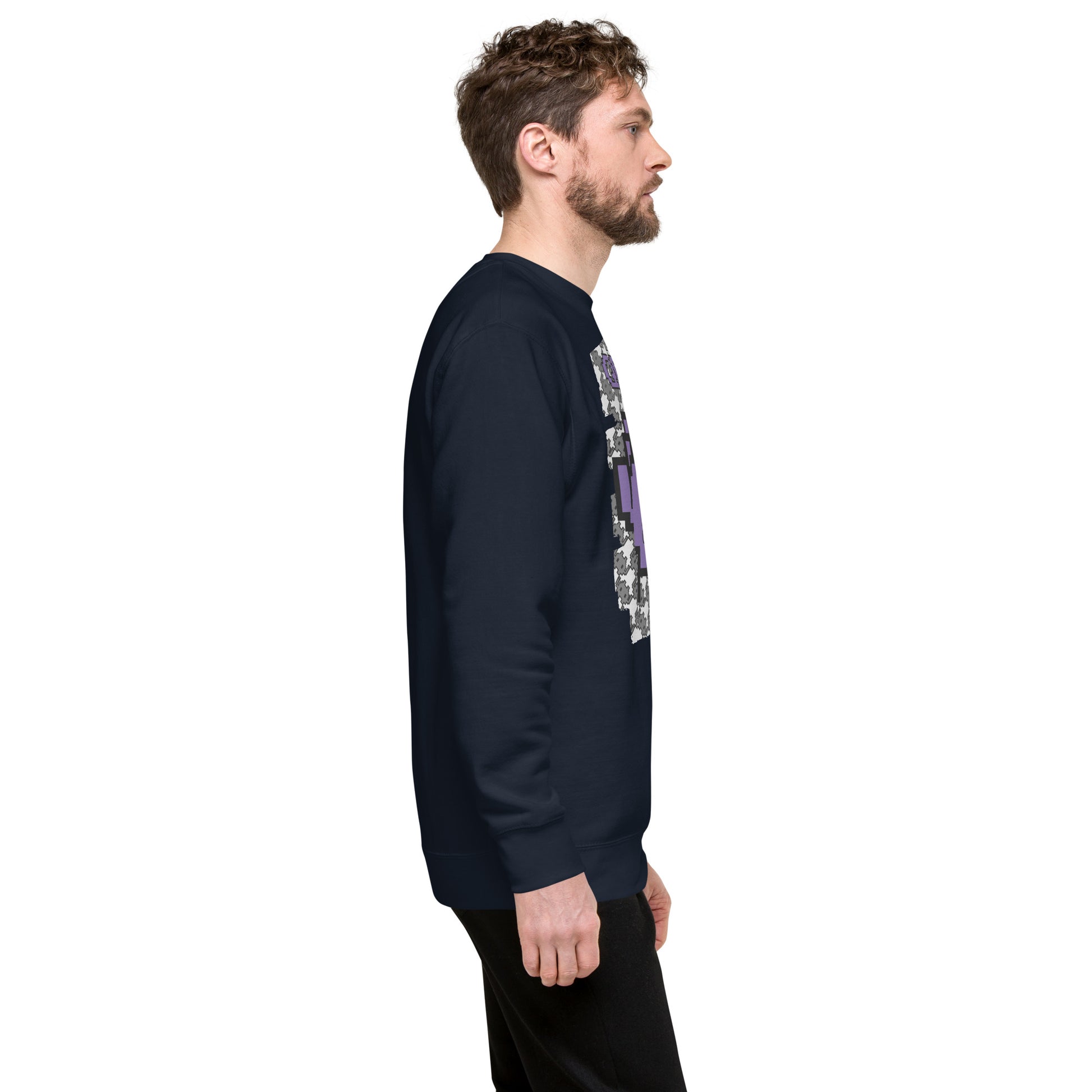 Mono Alien QR Code Sweatshirt β For Gamers & YouTubers