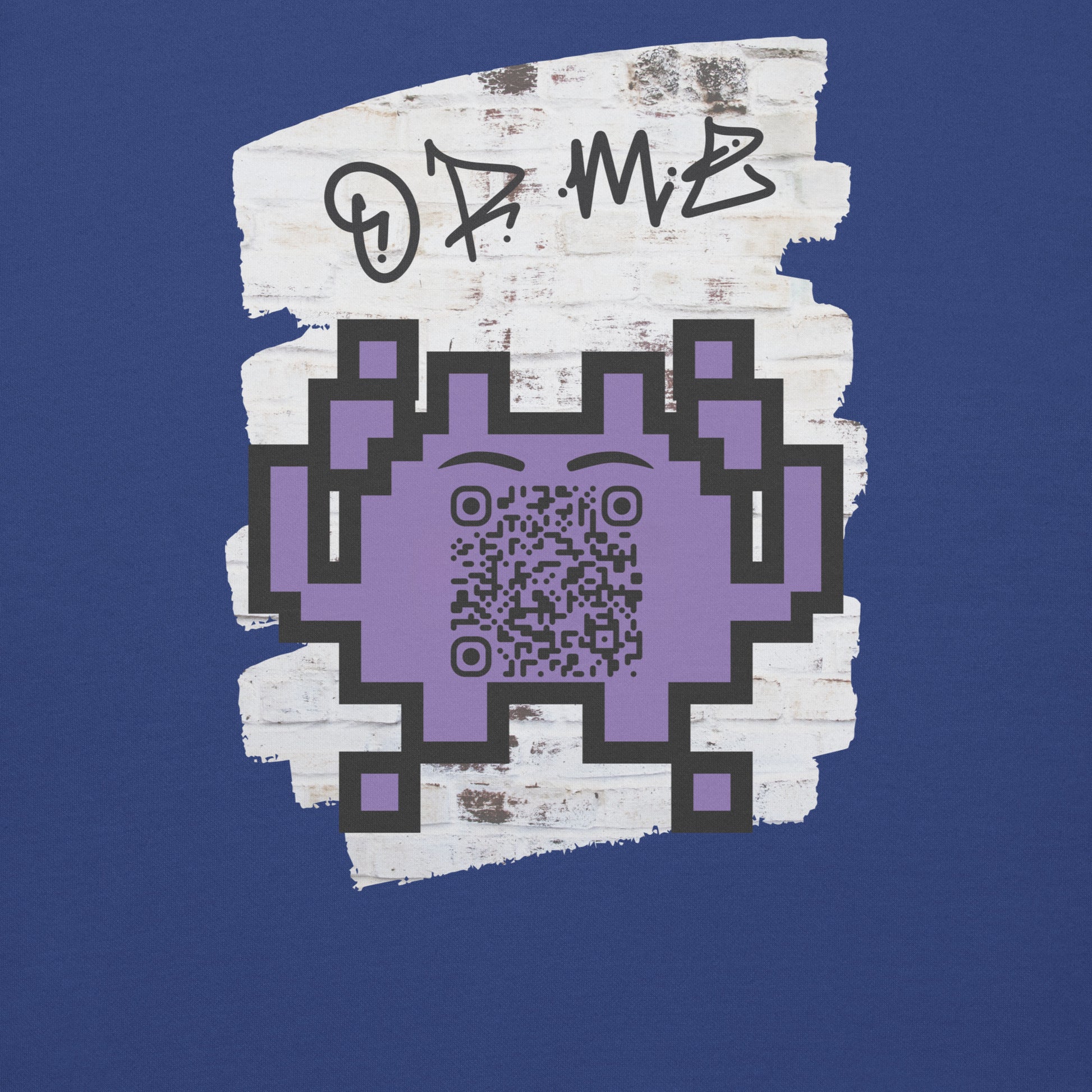 Graffiti Wall Alien QR Code Sweatshirt β Bold Style for Gamers