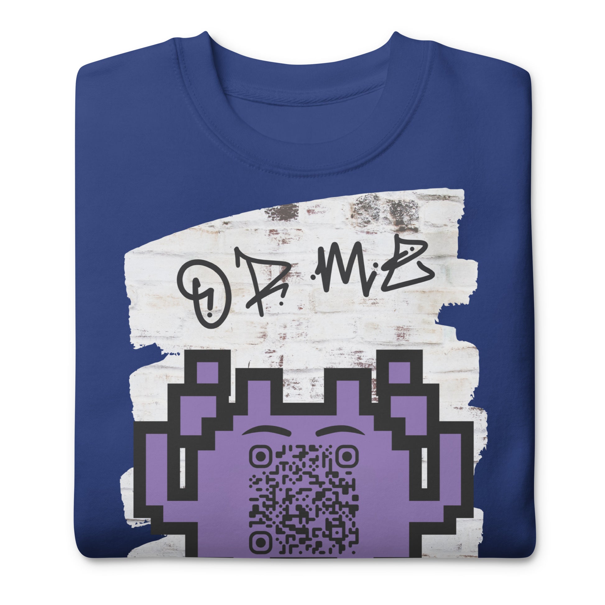 Graffiti Wall Alien QR Code Sweatshirt β Bold Style for Gamers