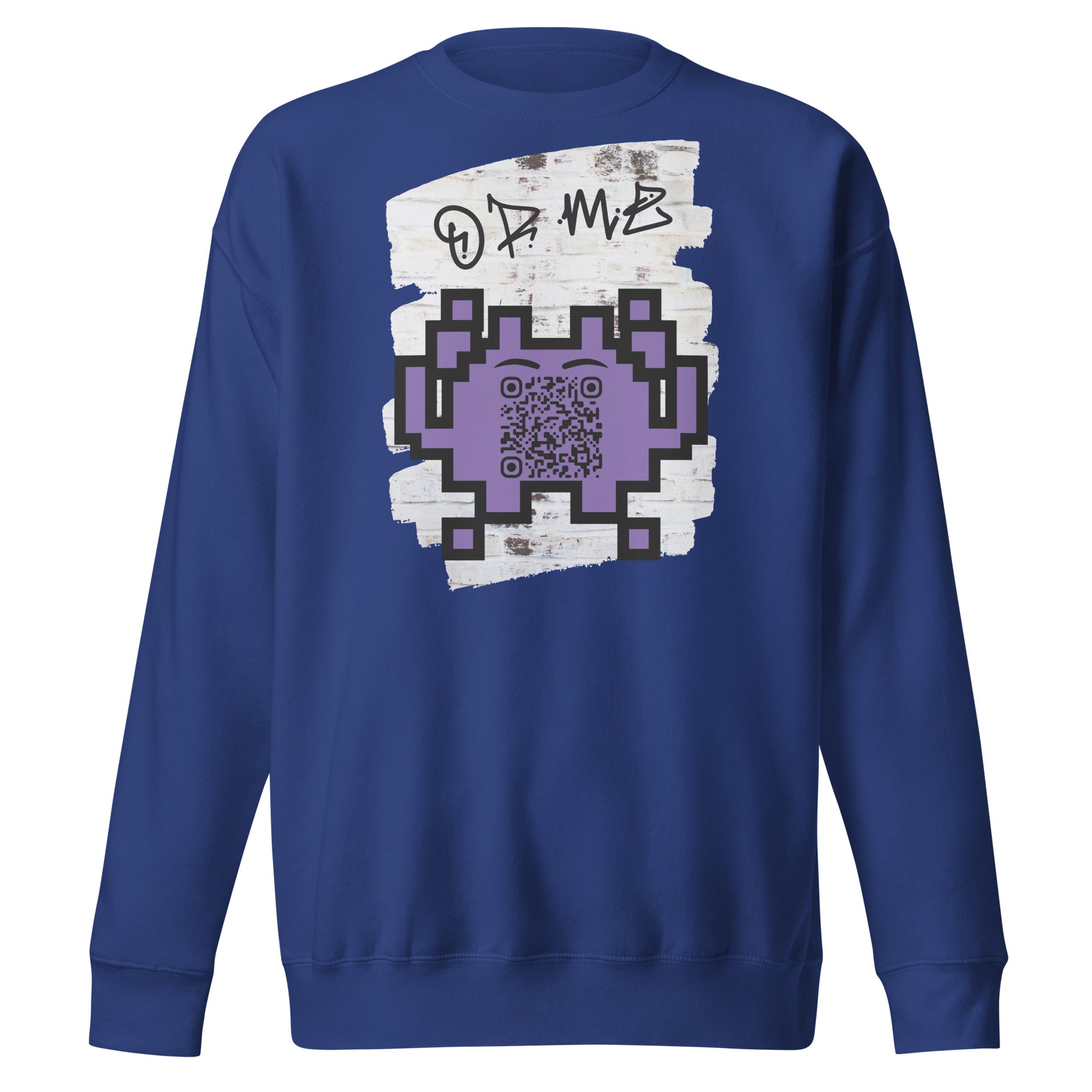 Graffiti Wall Alien QR Code Sweatshirt β Bold Style for Gamers
