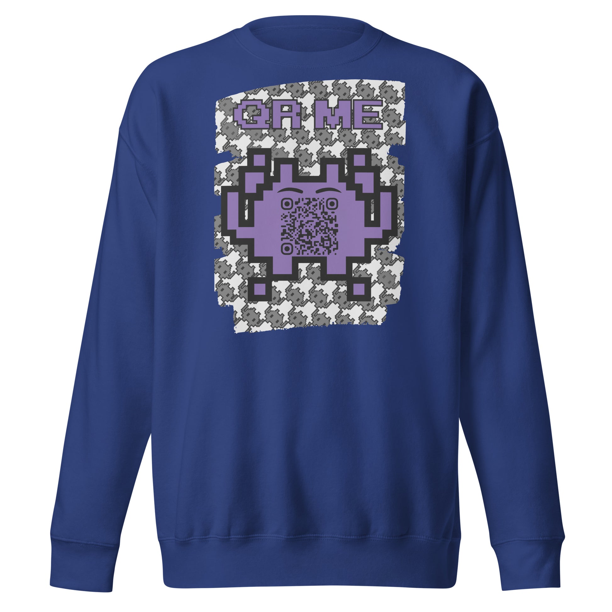 Mono Alien QR Code Sweatshirt β For Gamers & YouTubers