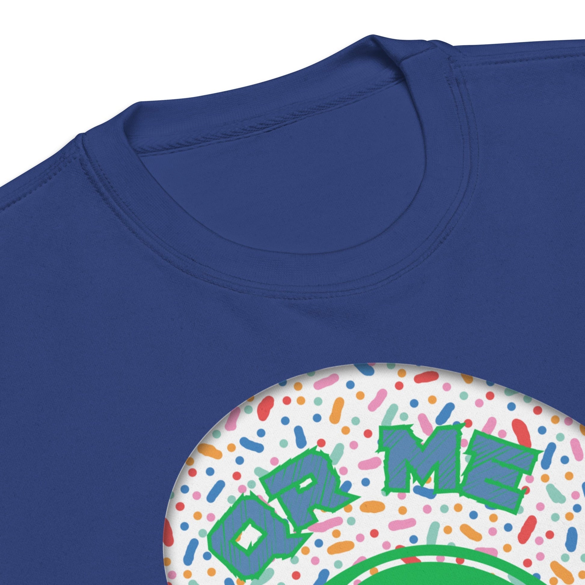 Personalized QR Code Sweatshirt β Polka Dot Playlist!