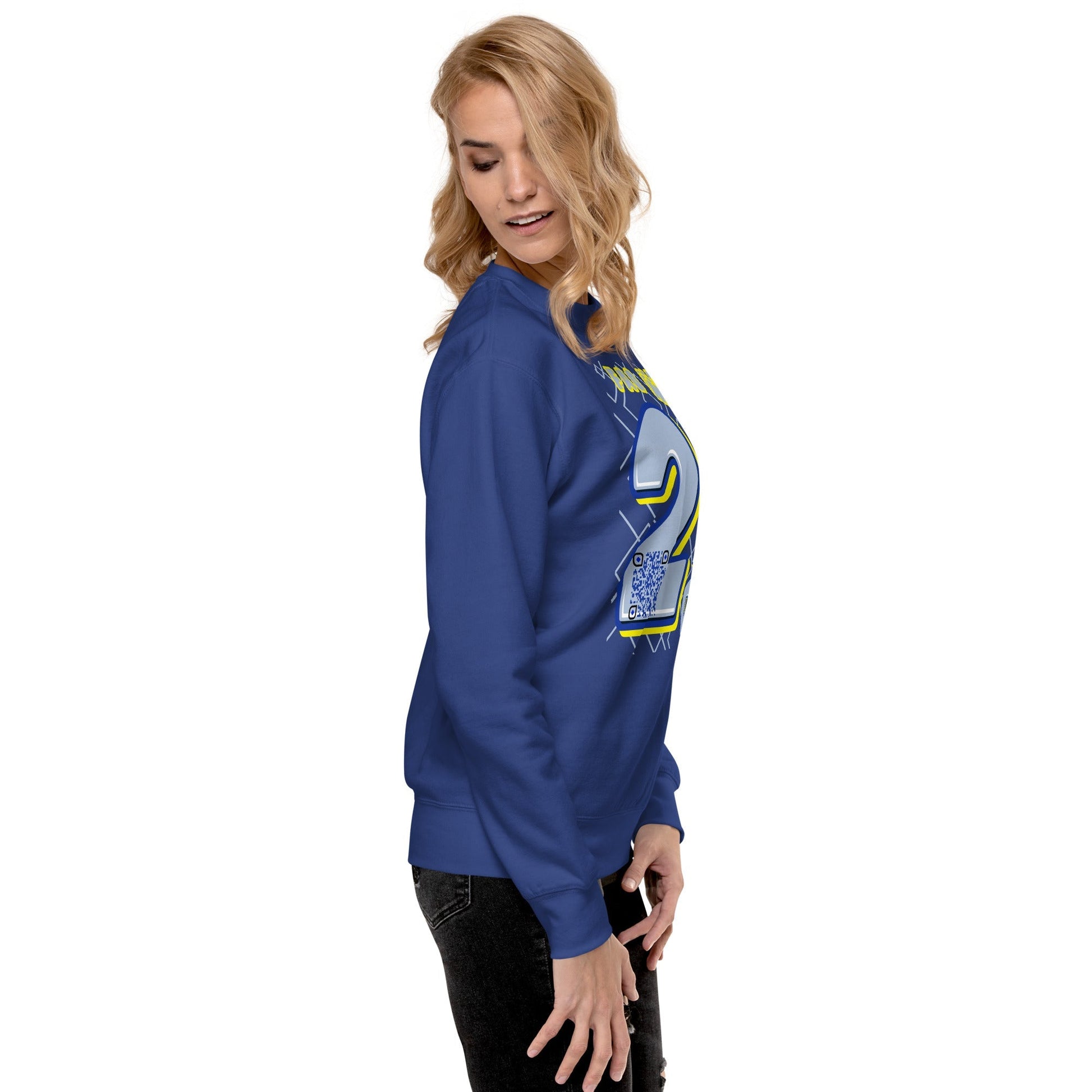 2nd Year Uni Connection Boost! Custom QR Code Sweatshirt