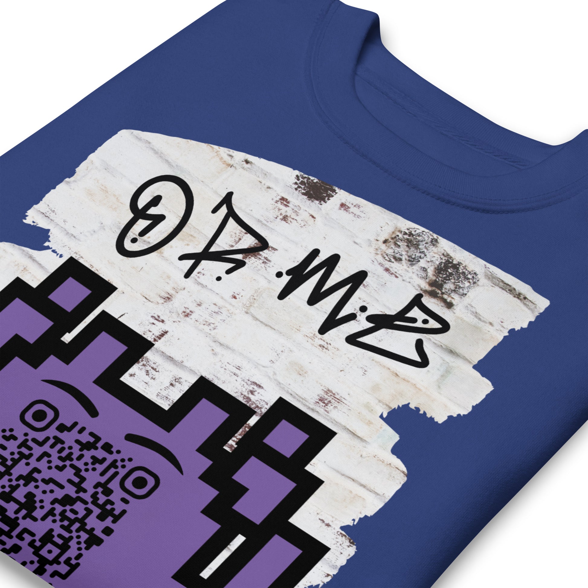 Graffiti Wall Alien QR Code Sweatshirt β Bold Style for Gamers