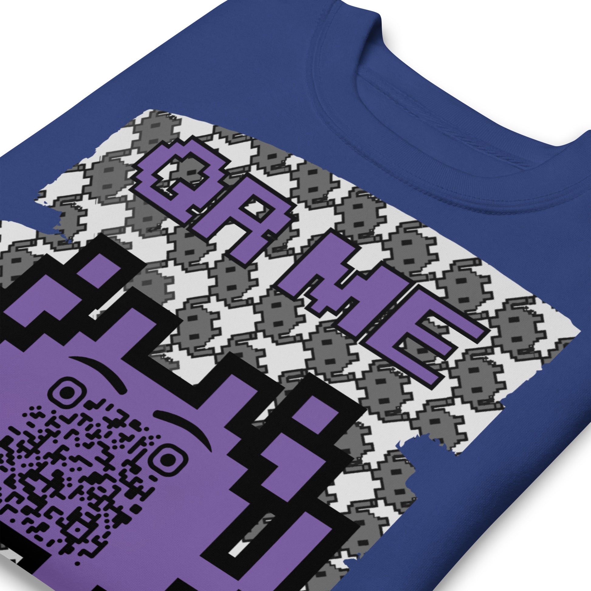 Mono Alien QR Code Sweatshirt β For Gamers & YouTubers