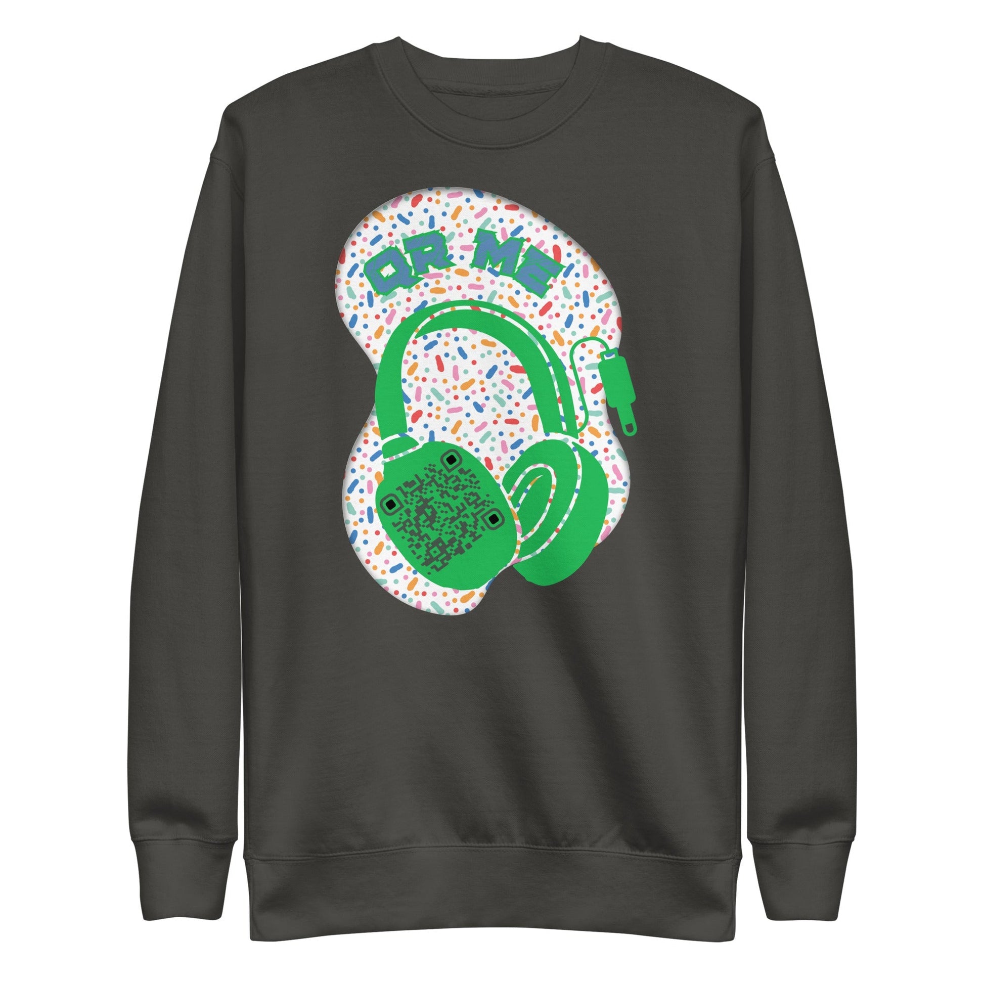 Personalized QR Code Sweatshirt β Polka Dot Playlist!