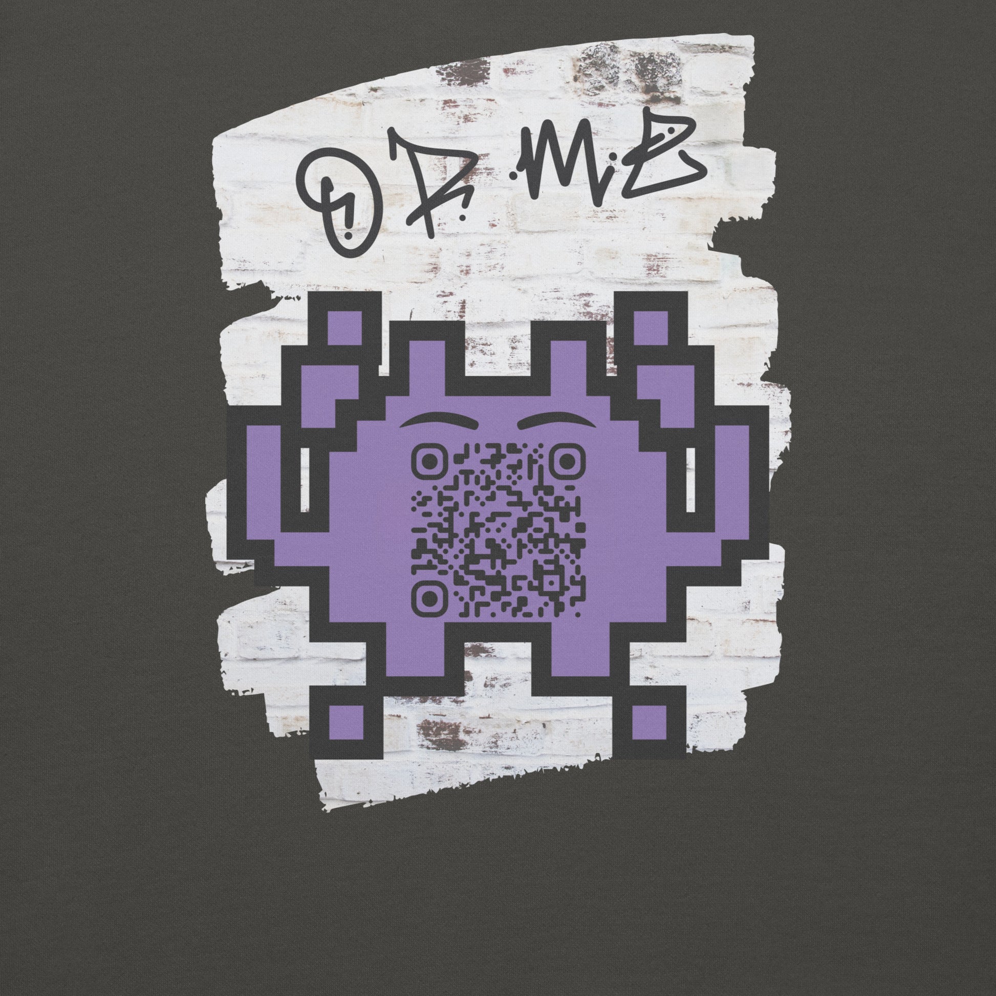 Graffiti Wall Alien QR Code Sweatshirt β Bold Style for Gamers