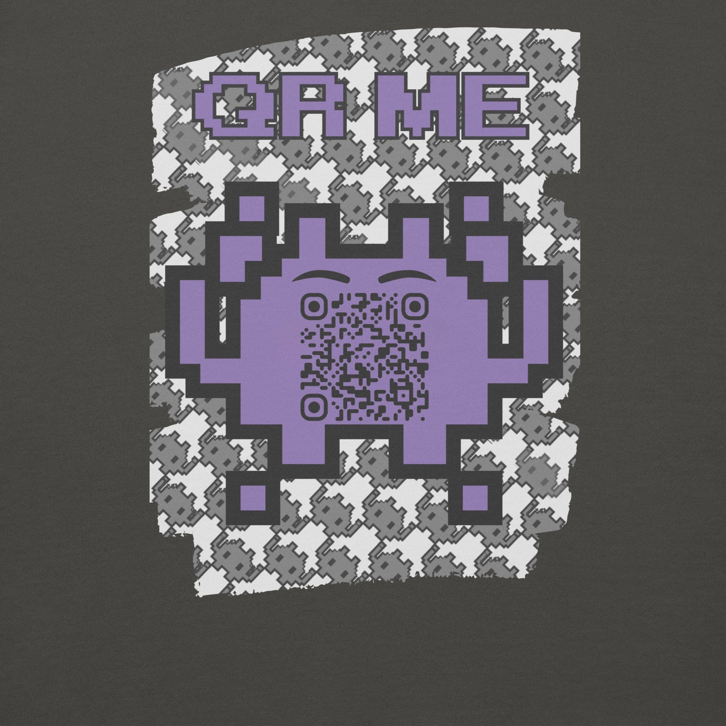 Mono Alien QR Code Sweatshirt β For Gamers & YouTubers