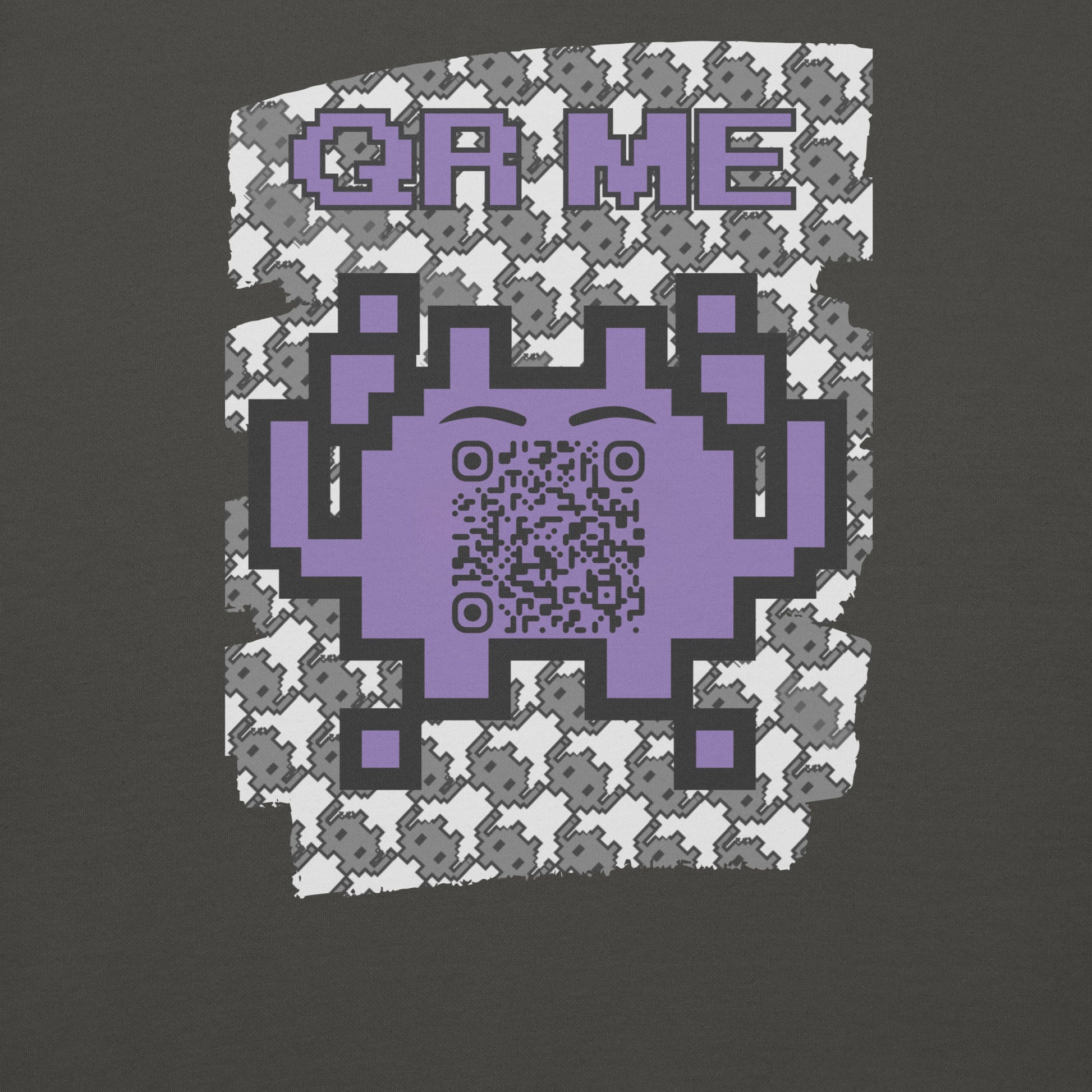 Mono Alien QR Code Sweatshirt β For Gamers & YouTubers