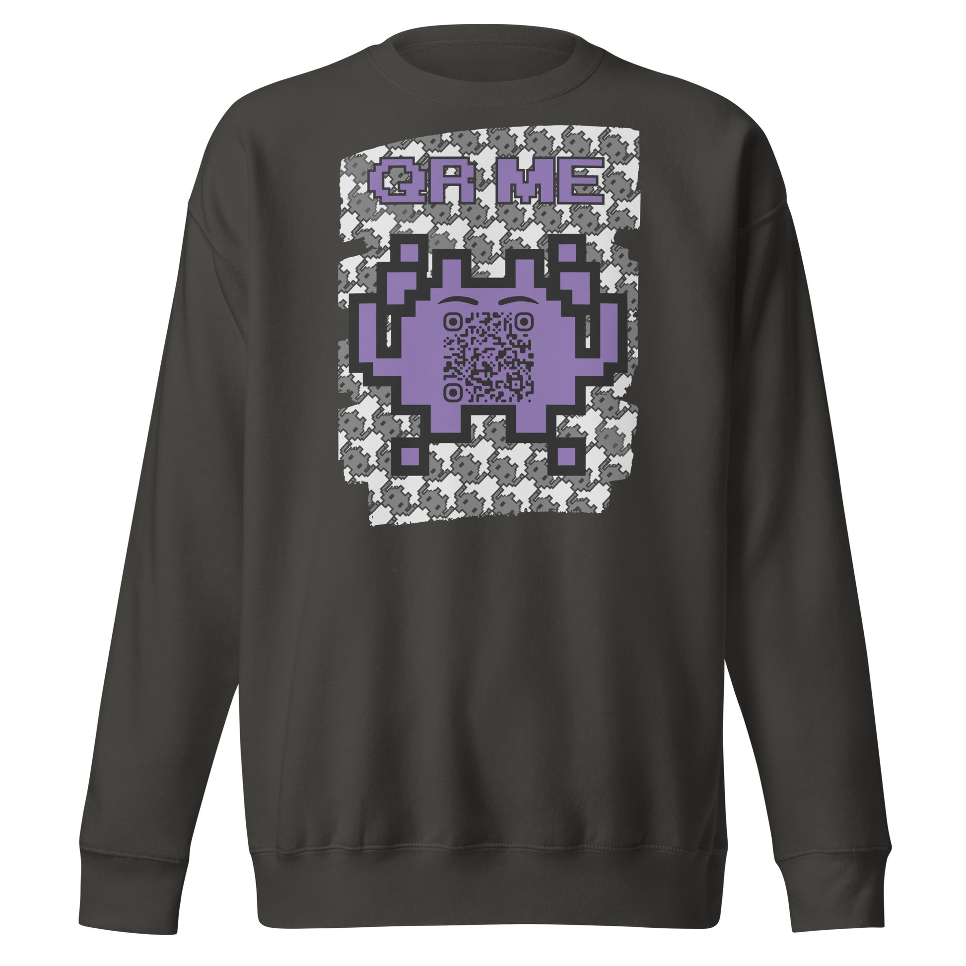 Mono Alien QR Code Sweatshirt β For Gamers & YouTubers