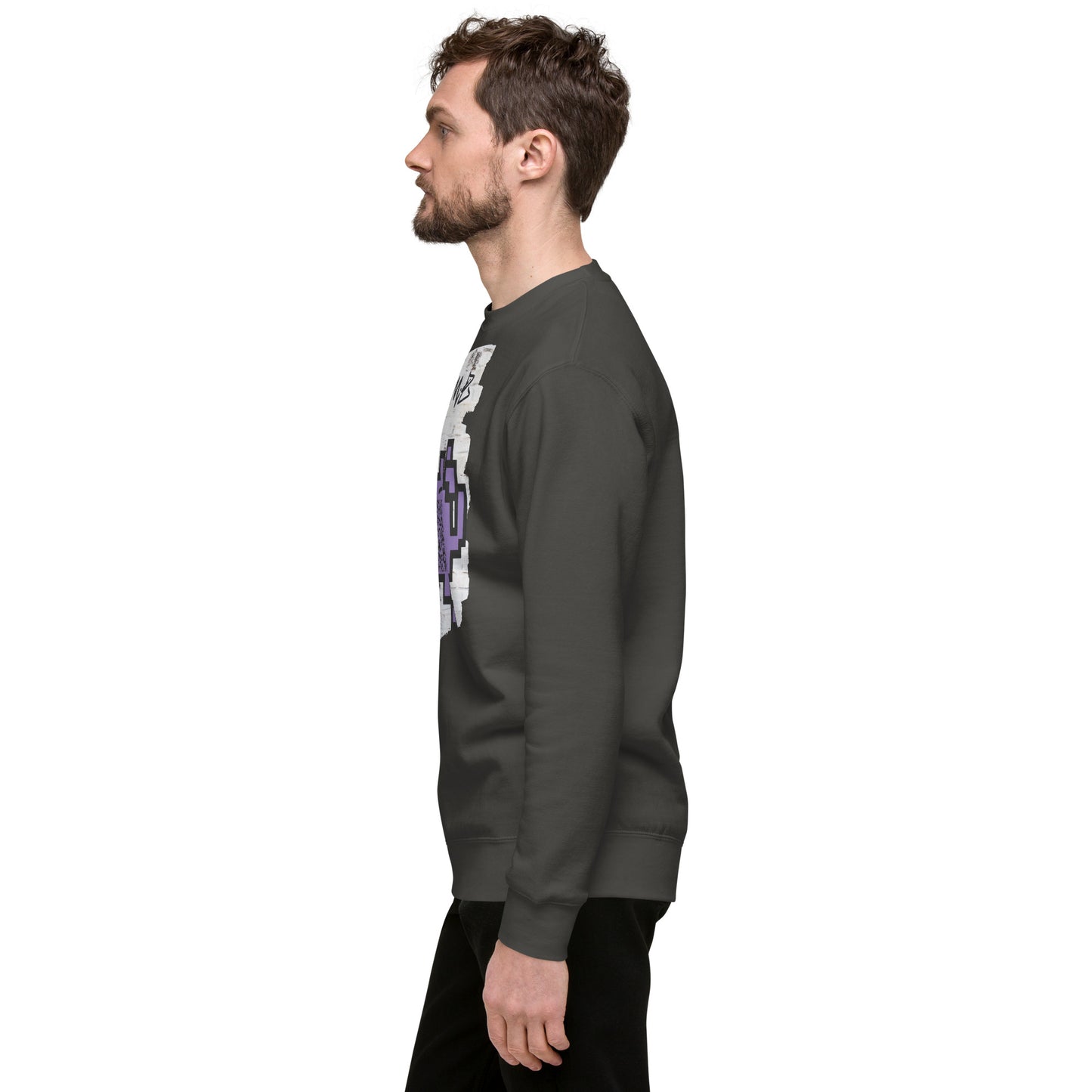 Graffiti Wall Alien QR Code Sweatshirt β Bold Style for Gamers
