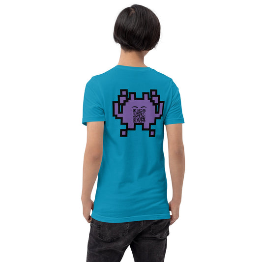 Alien Emoji Personalized QR Code T-Shirt – Unisex & Fun